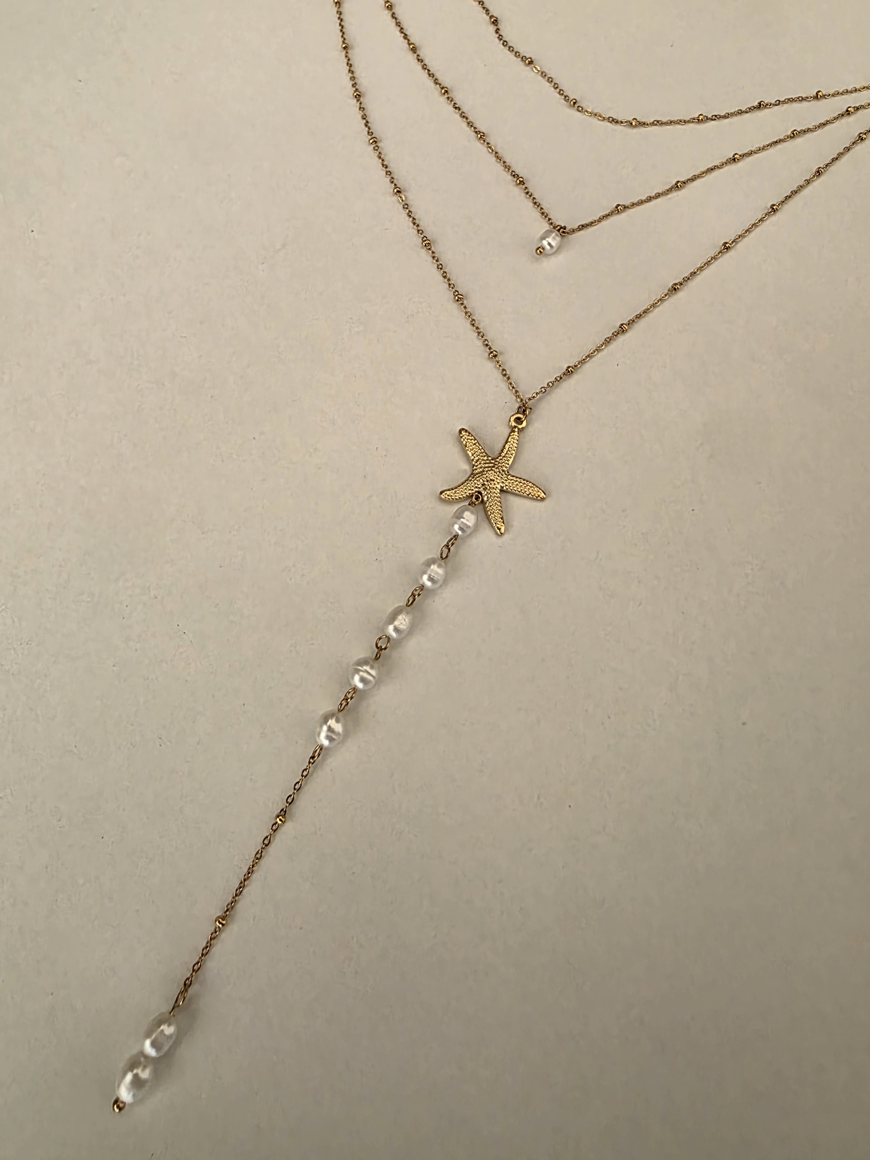 LONG SEA STAR NECKLACE 