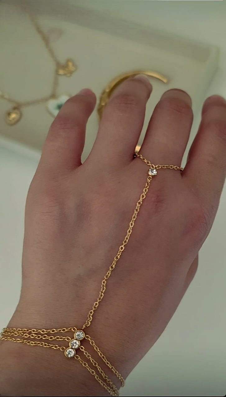 RING AND BRACELET TRIPLE SHINE