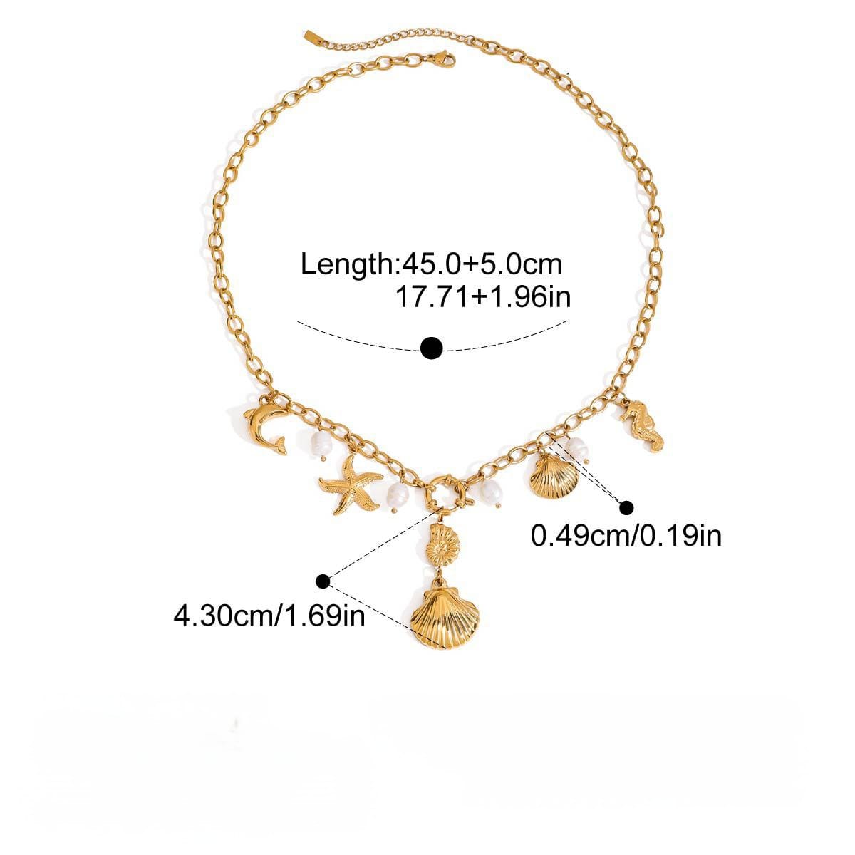 CHUNKY CHARMS NECKLACE 