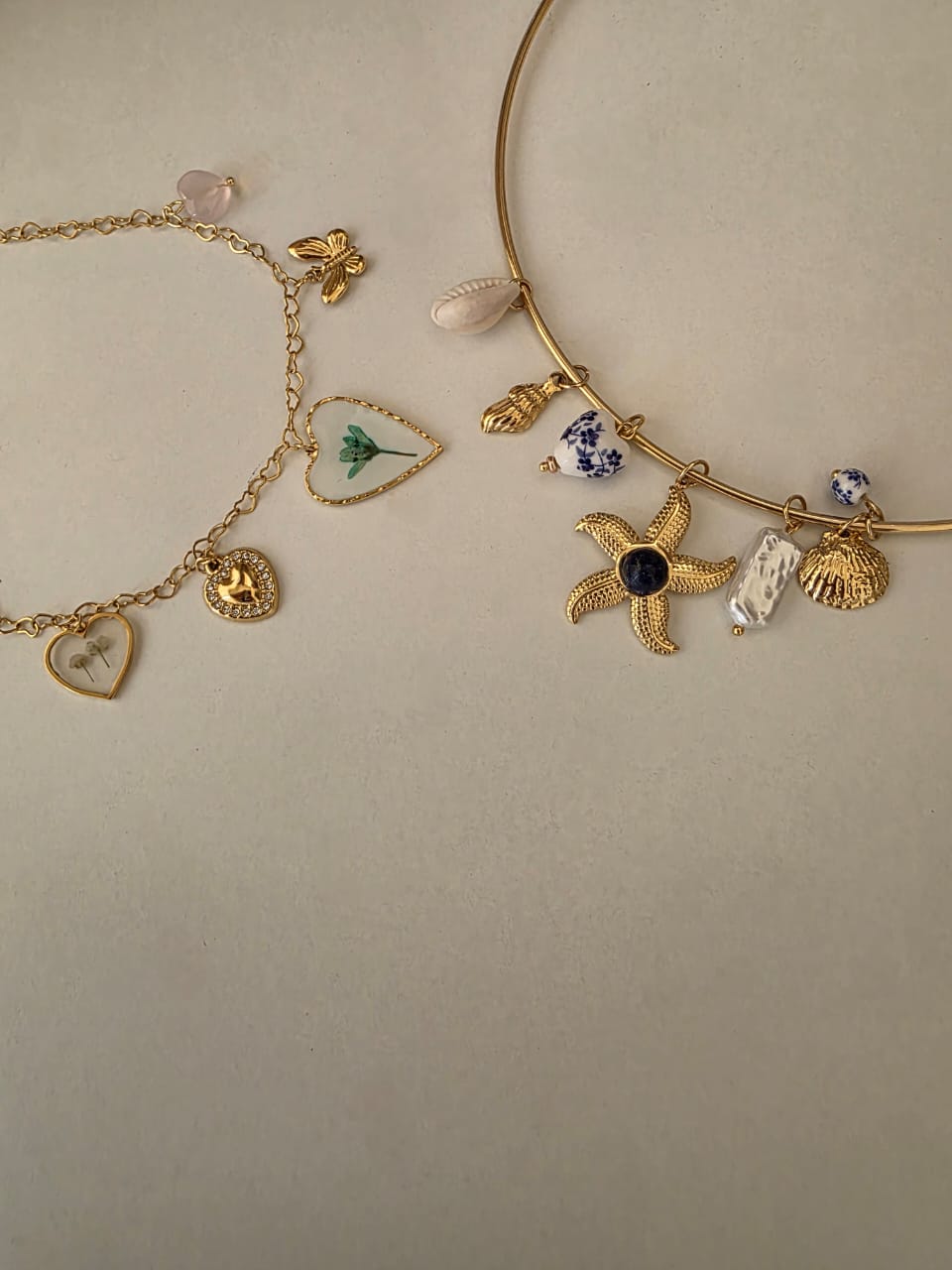 HEART CHARMS NECKLACE 