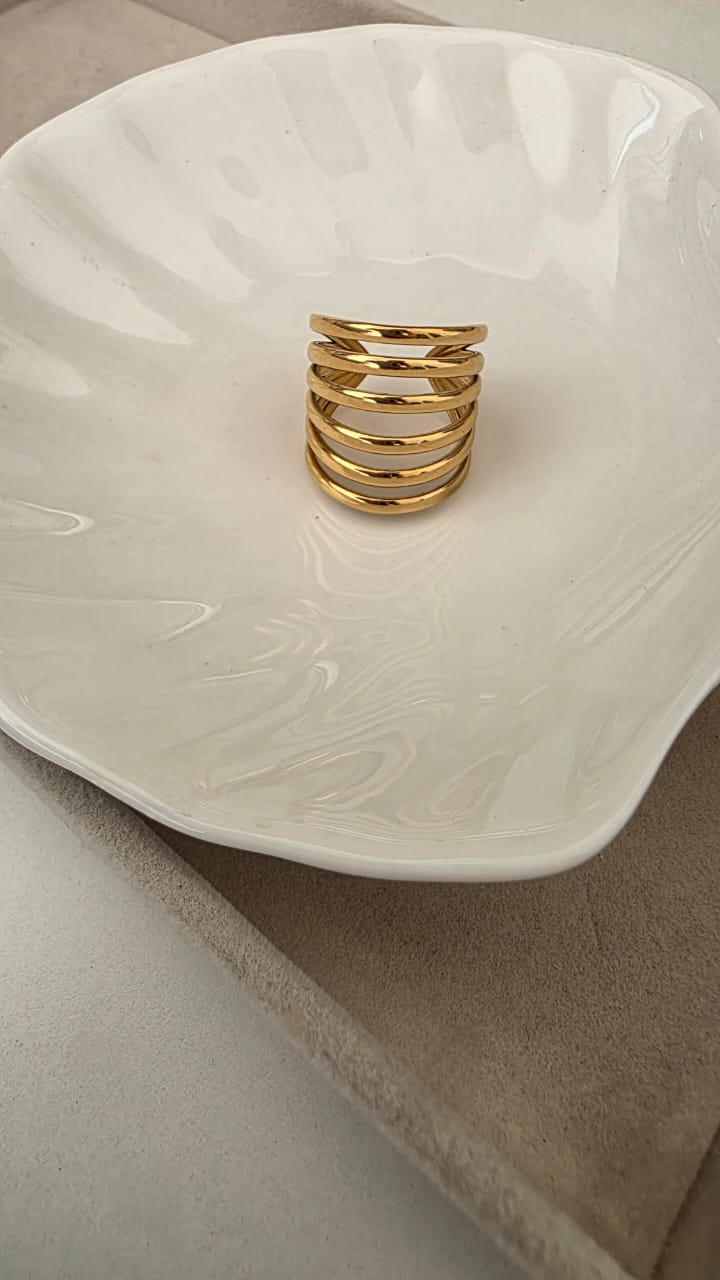 Spiral Statement Ring