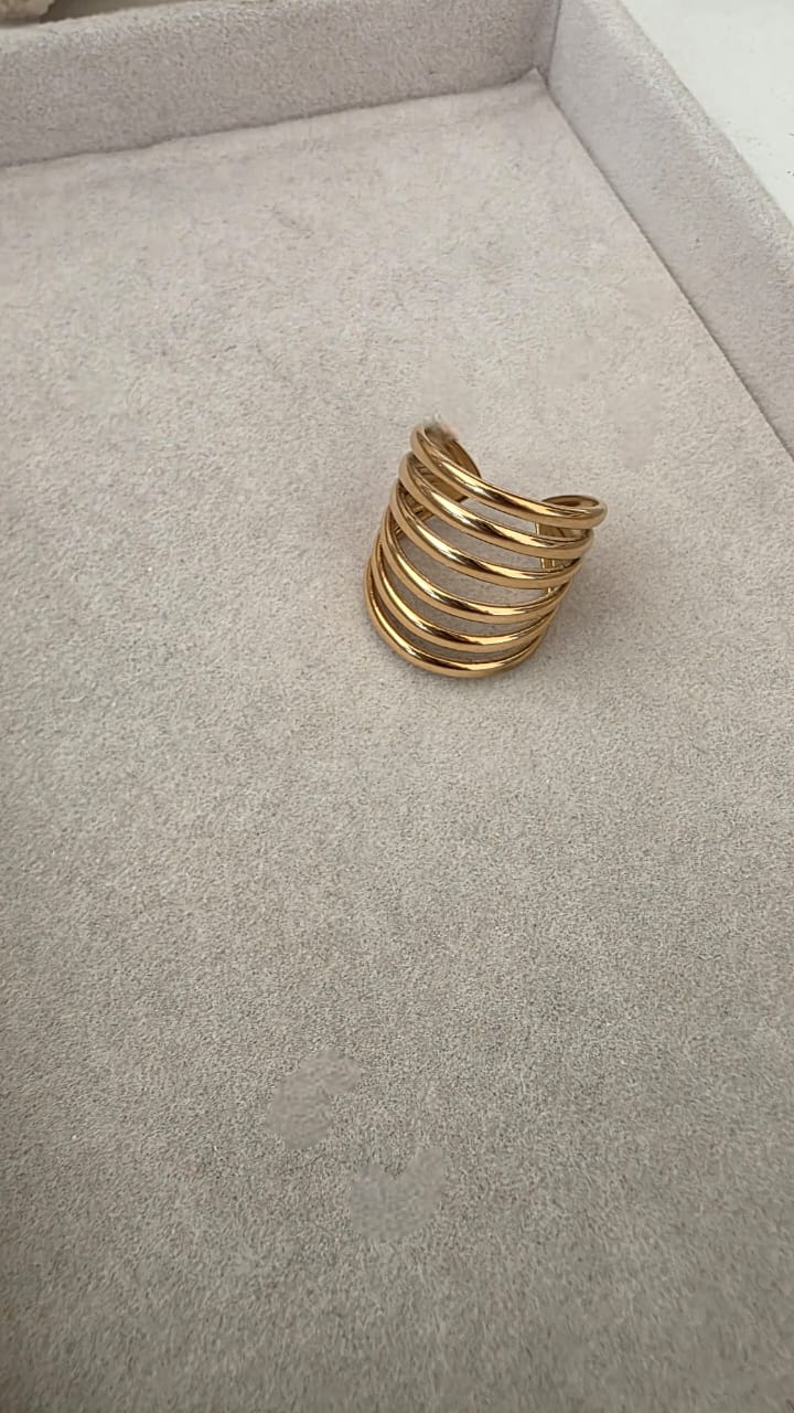 Spiral Statement Ring