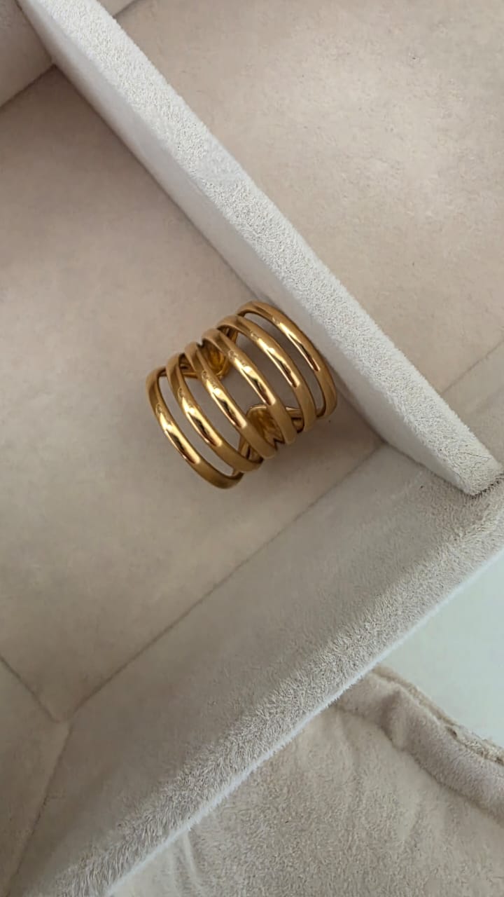 Spiral Statement Ring