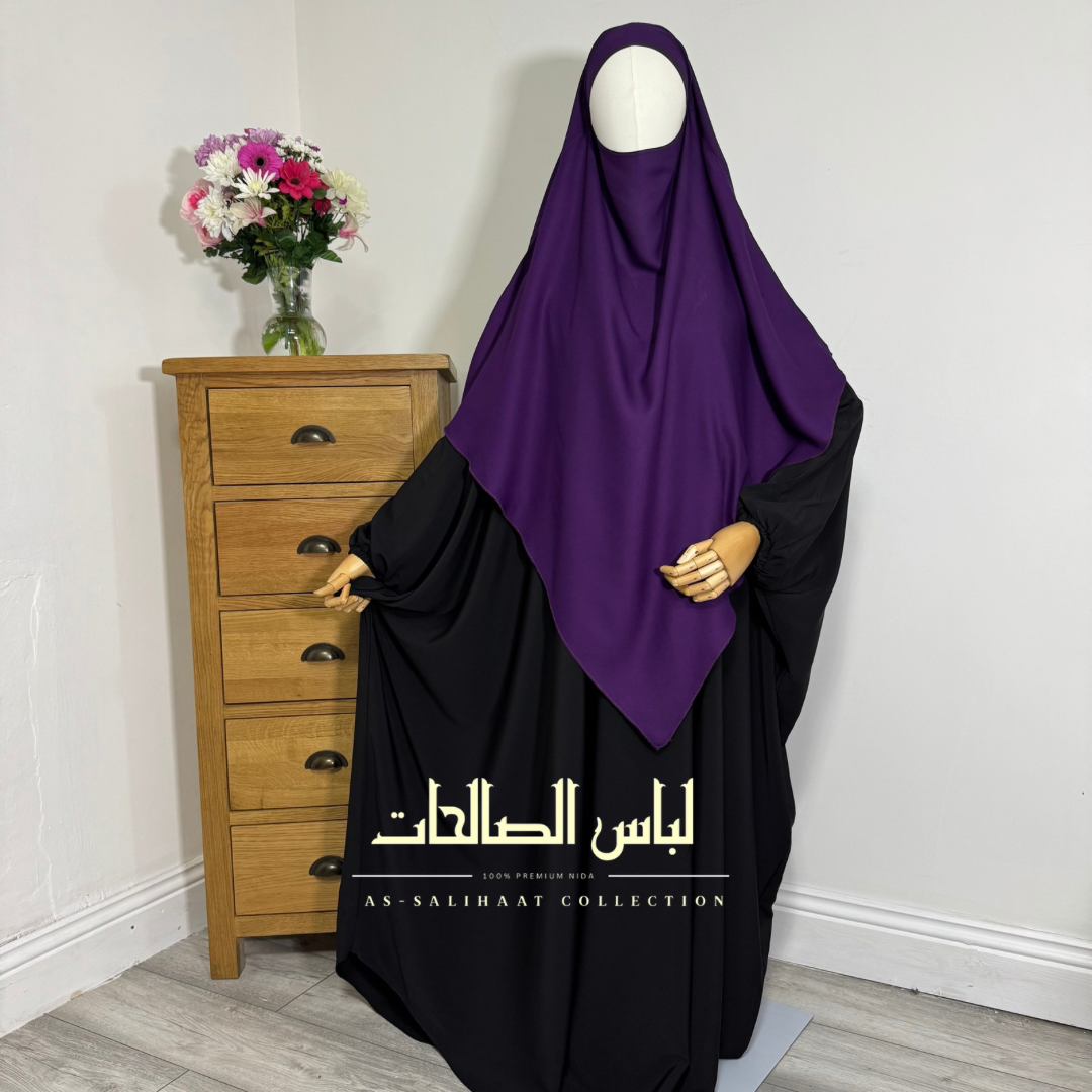 Purple Premium Khimar