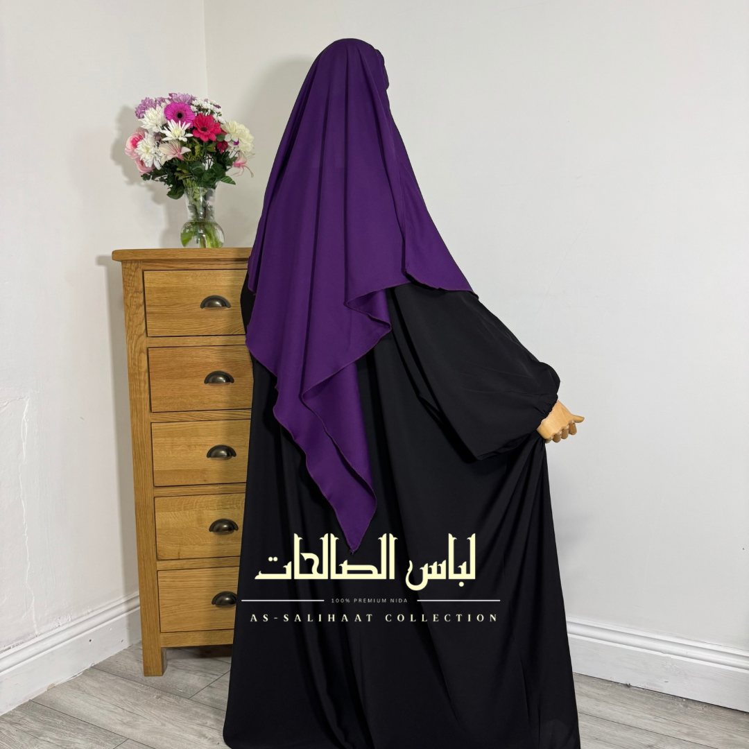 Purple Premium Khimar