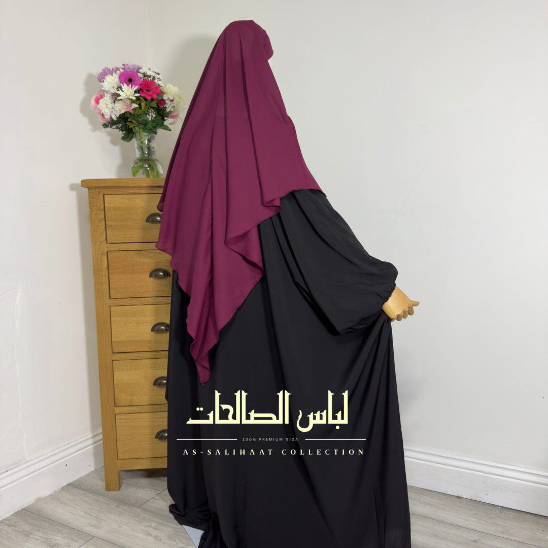 Maroon Premium Khimar