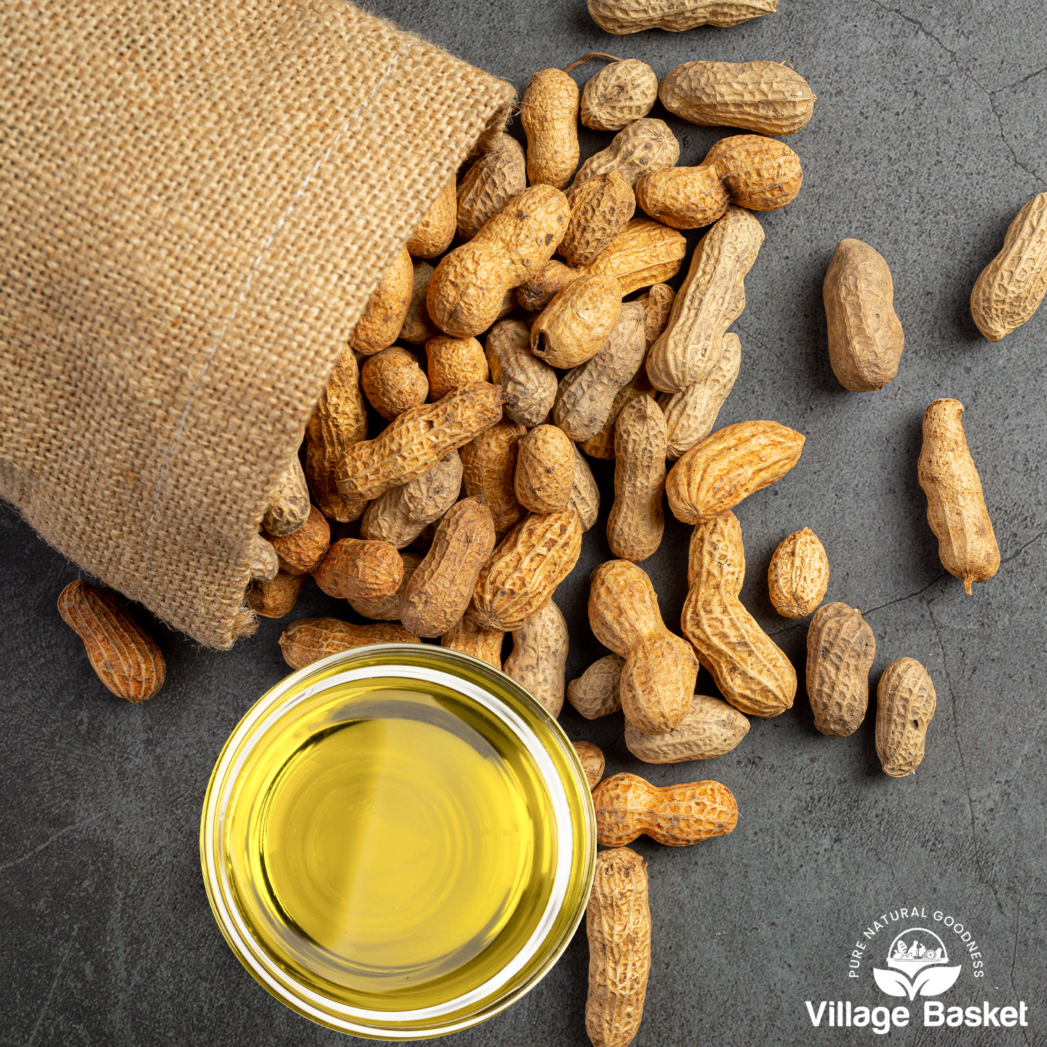 Pure Cold Pressed Groundnut Oil - Chekka Ganuga Oil