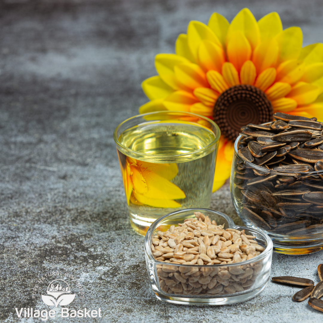 Pure Cold Pressed Sun Flower Oil -Chekka Ganuga Oil