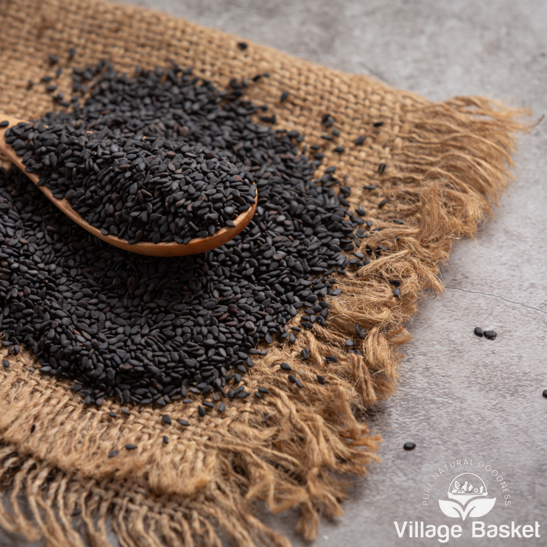 Pure Cold Pressed Black Sesame Oil - Chekka Ganuga Oil