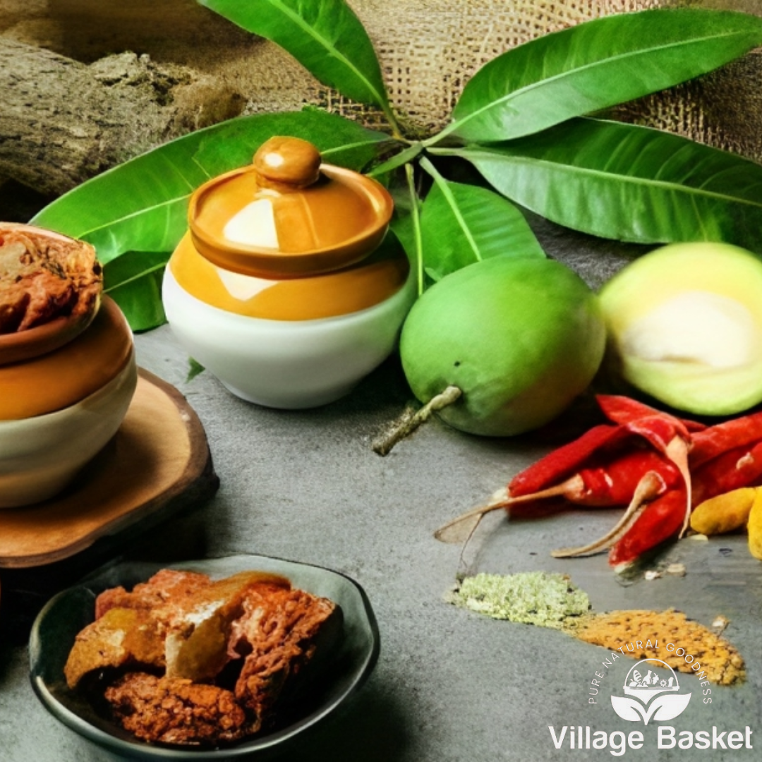 Homemade Mango Pickle Using Pure Chekka Ganuga Oil