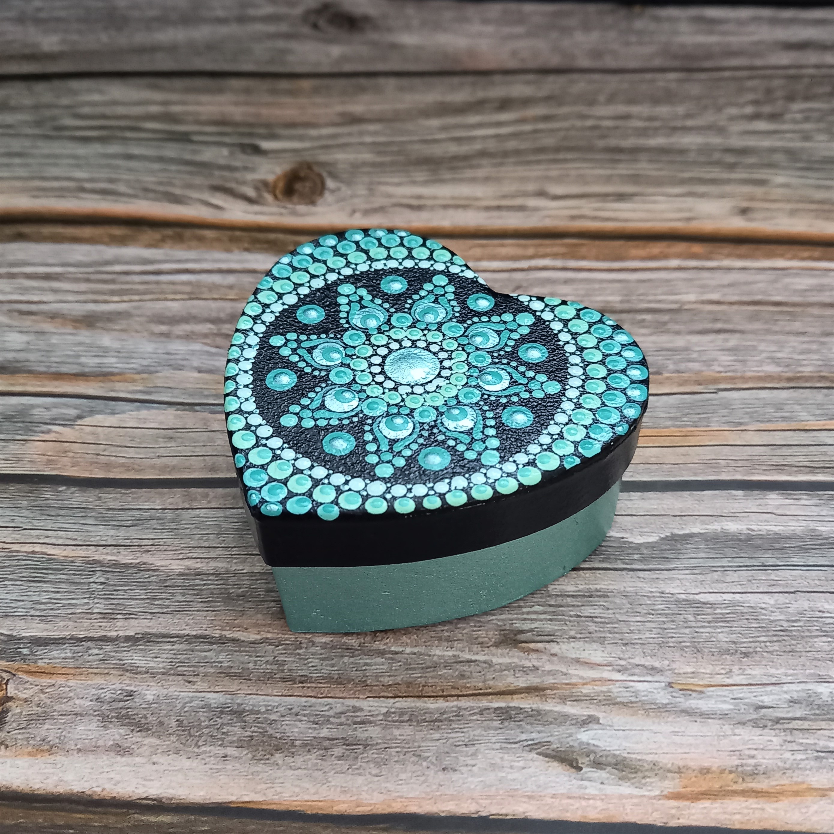 Boîte "Vert d'eau" (7 cm)