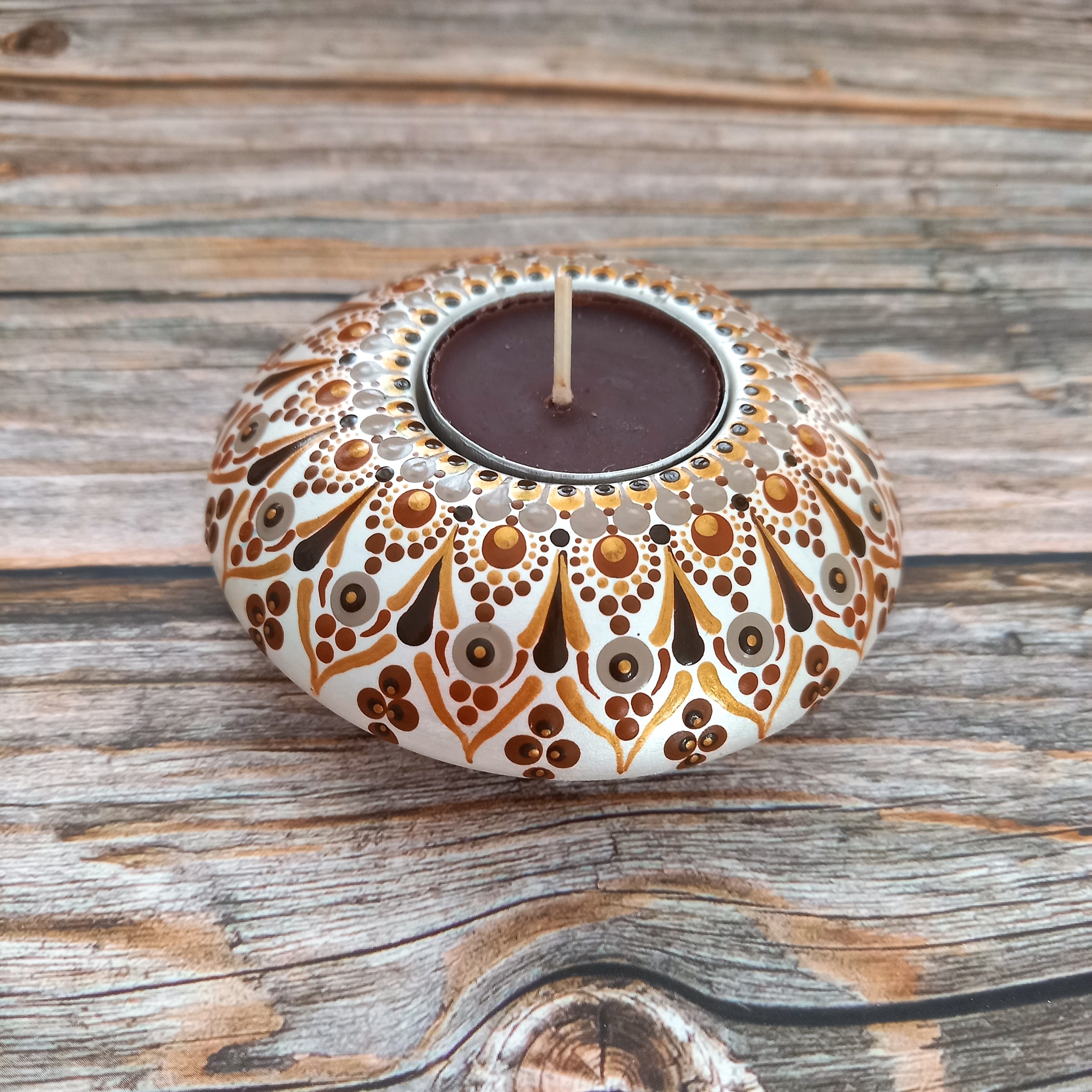 Bougeoir "Caramel"