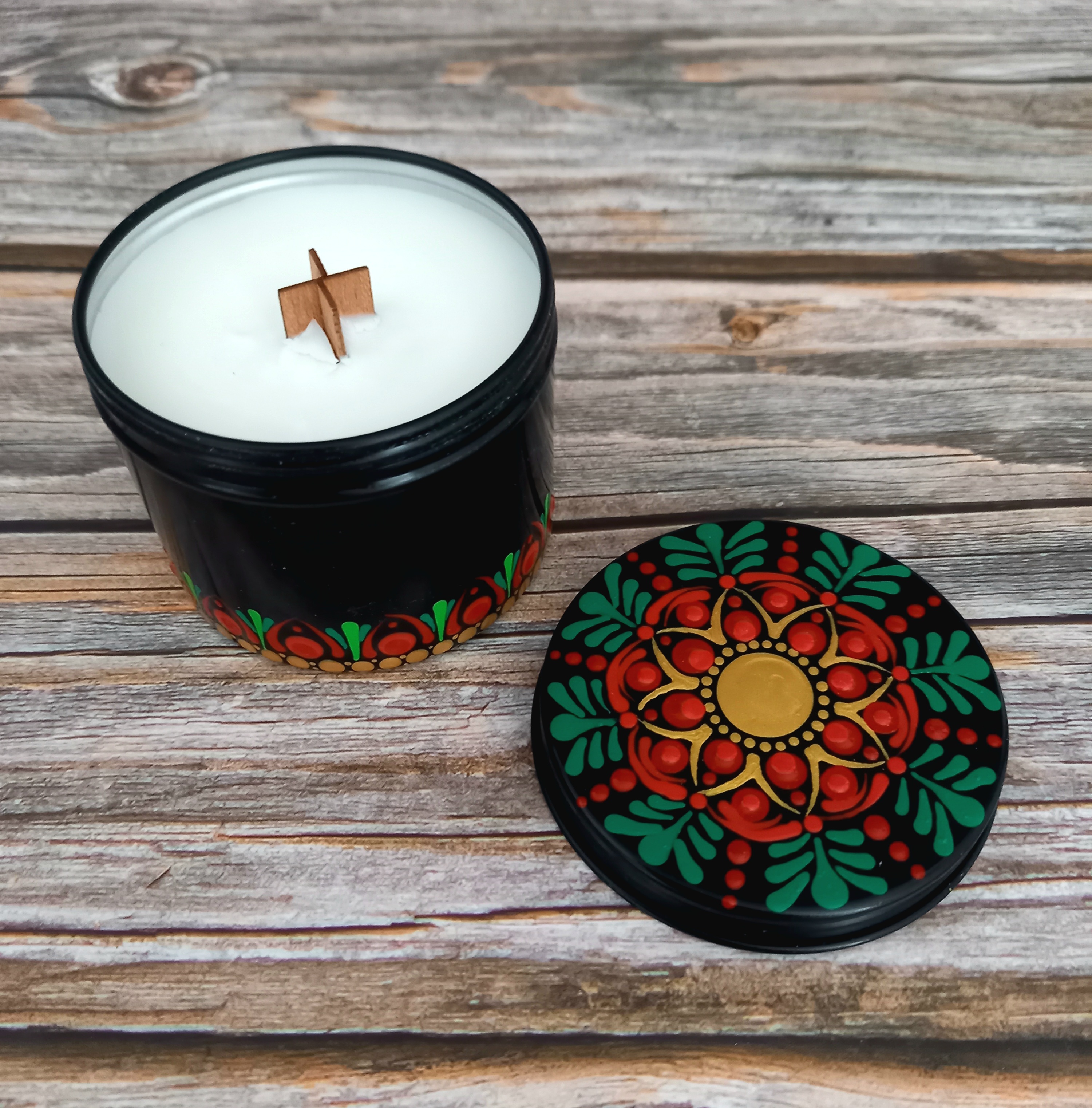 Bougie "Poinsettia"