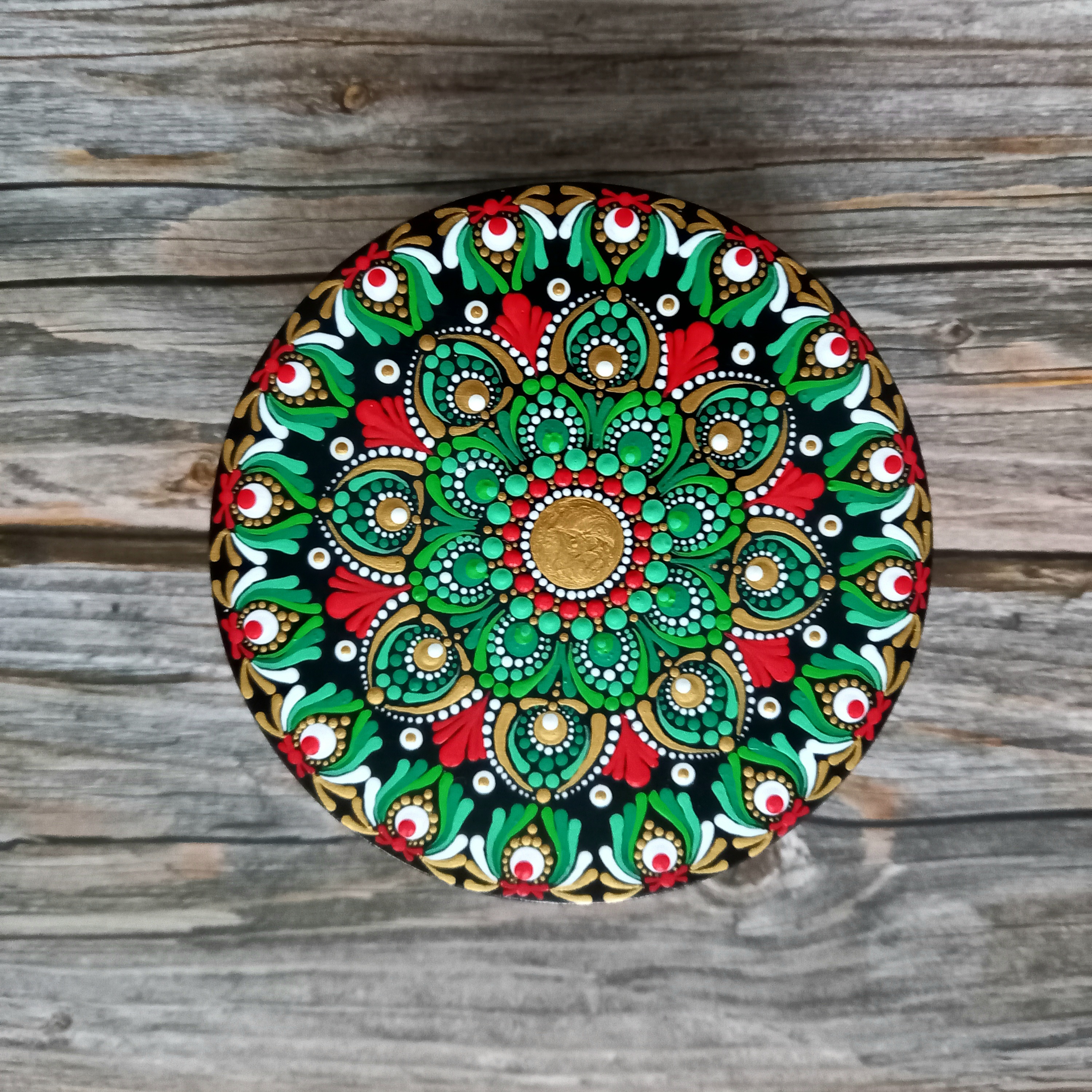 Boîte métal "Sapin"