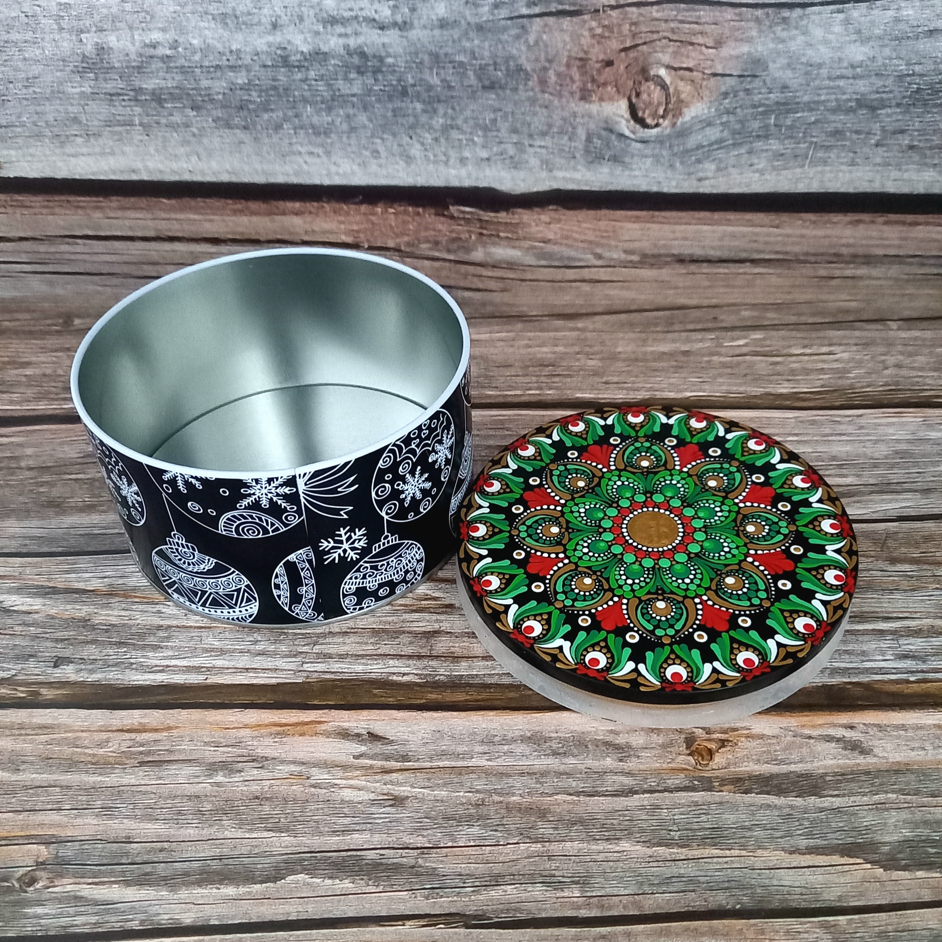 Boîte métal "Sapin"