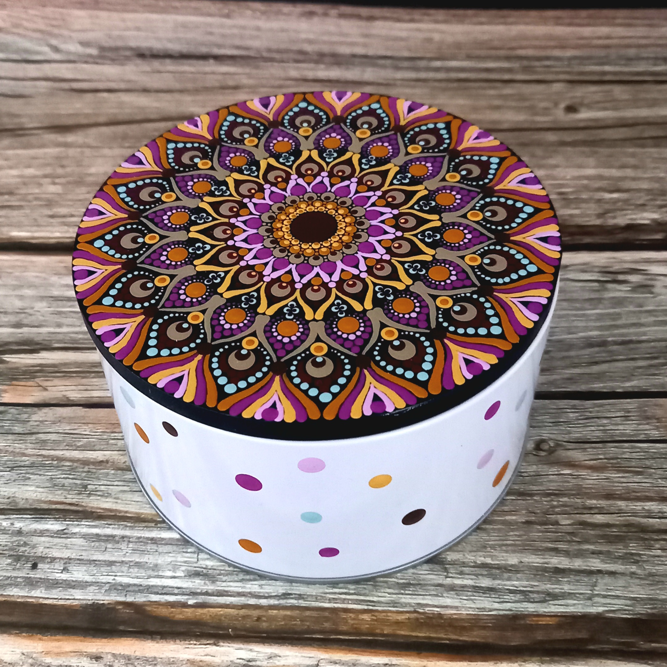 Boite métal "Sablés" (13.5 cm)