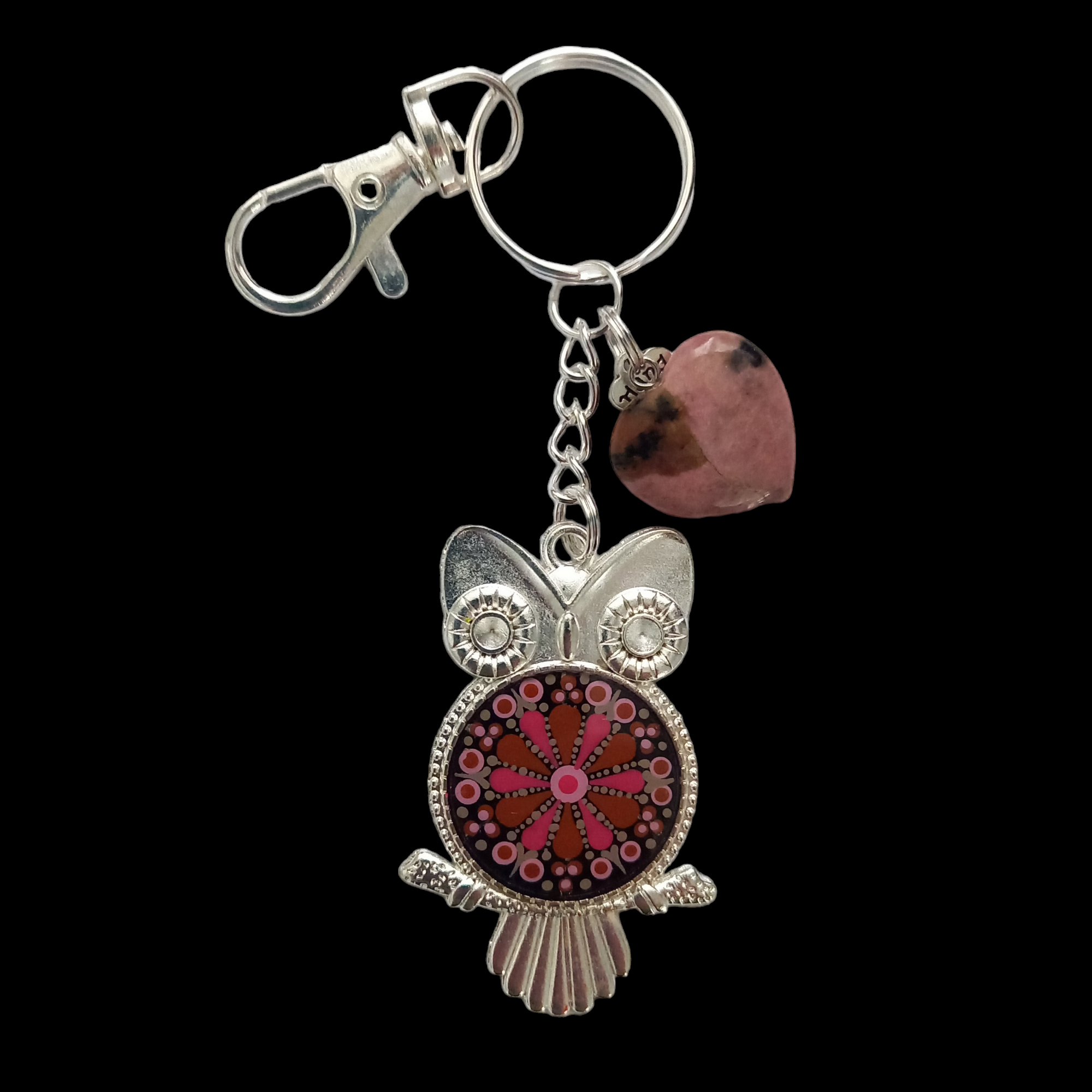 Porte-clés Rhodonite