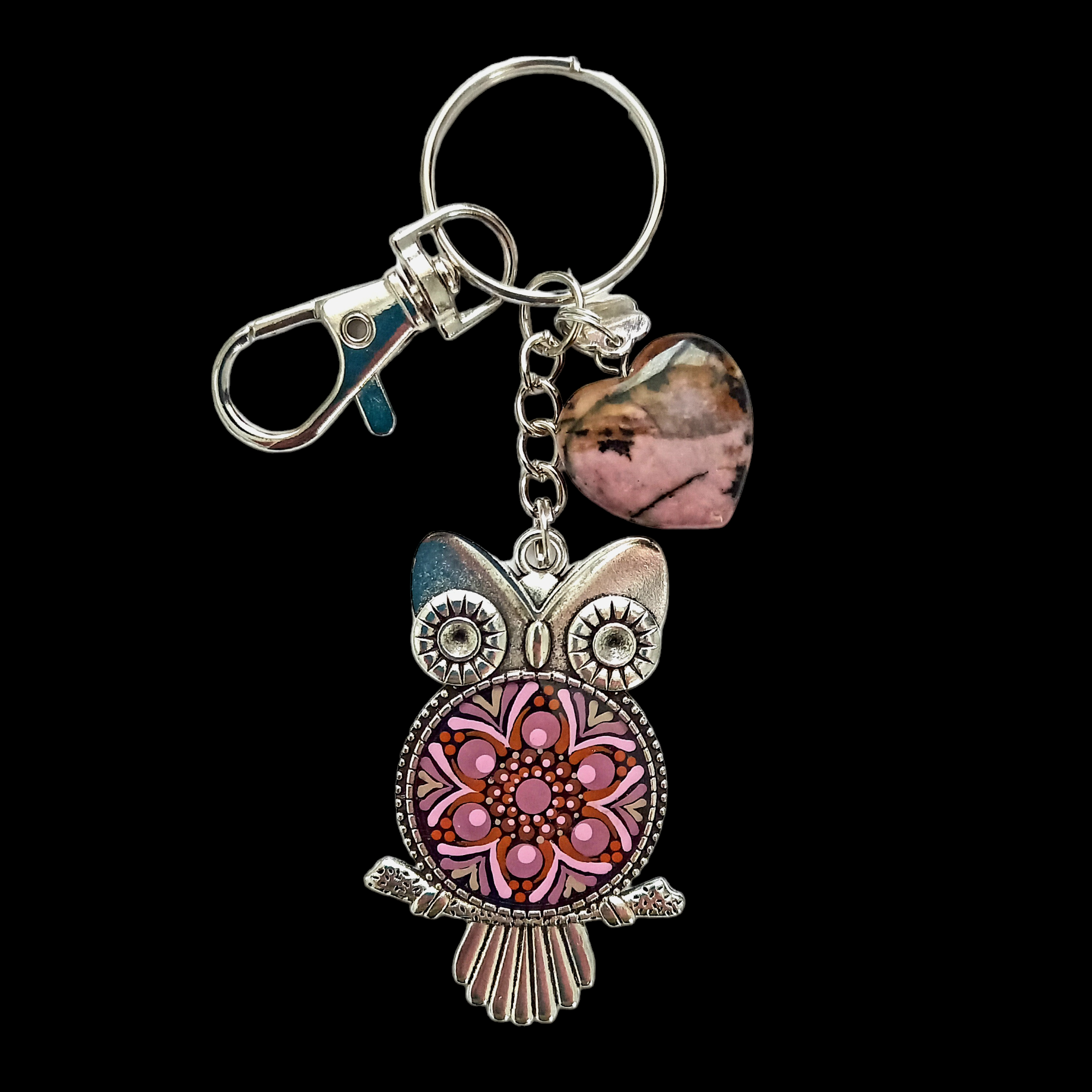 Porte-clés Rhodonite 2