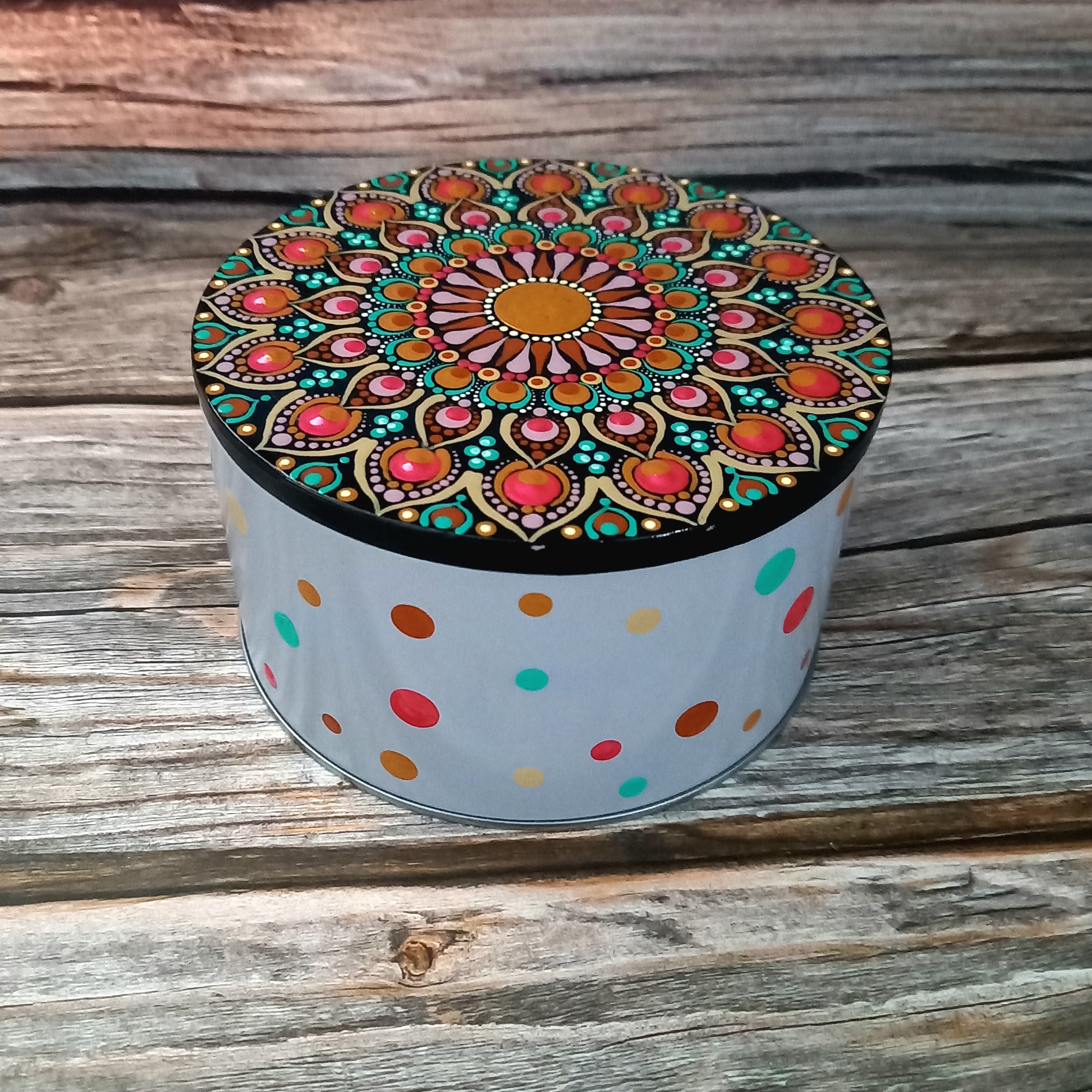 Boîte métal "Sweets" (13.5 cm)