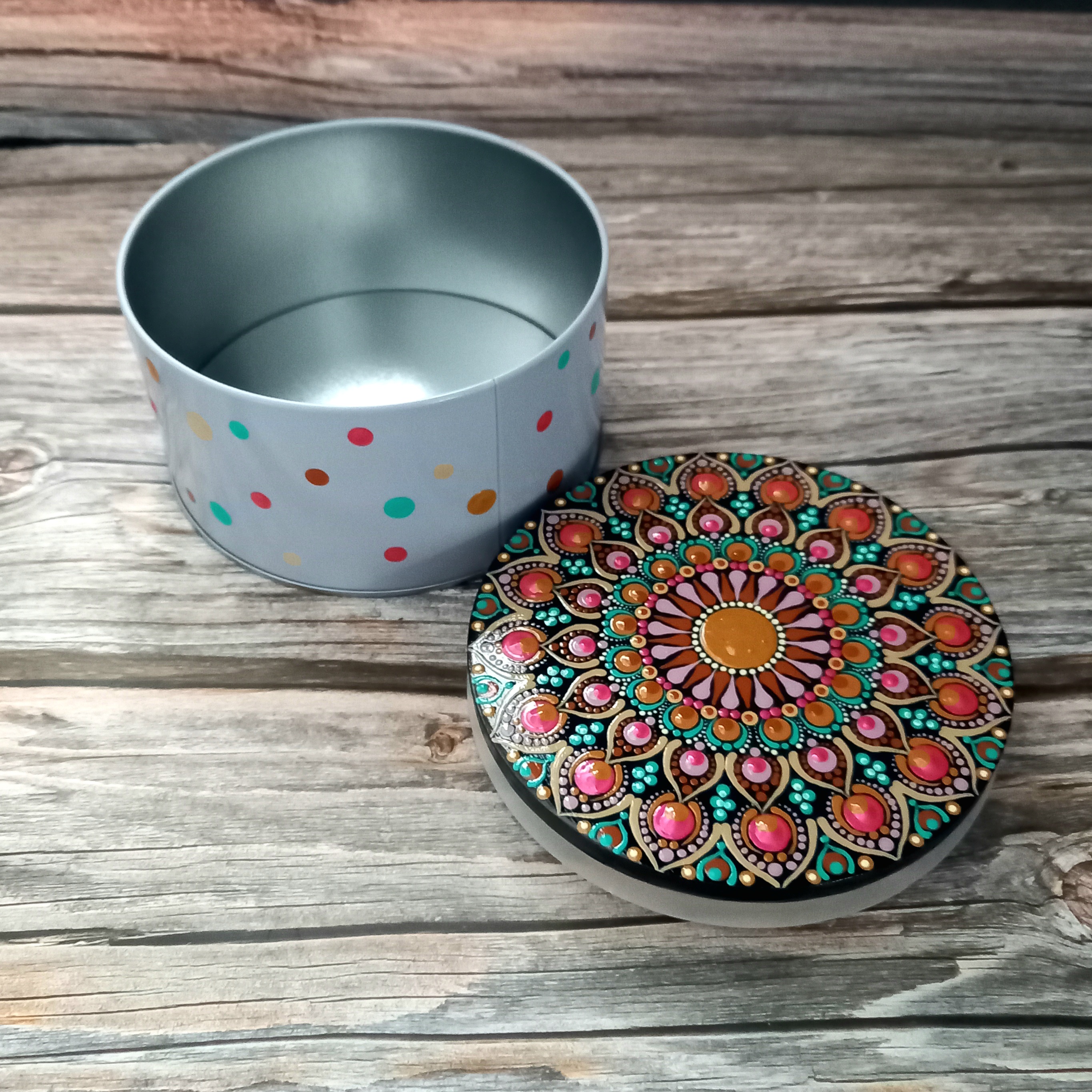 Boîte métal "Sweets" (13.5 cm)