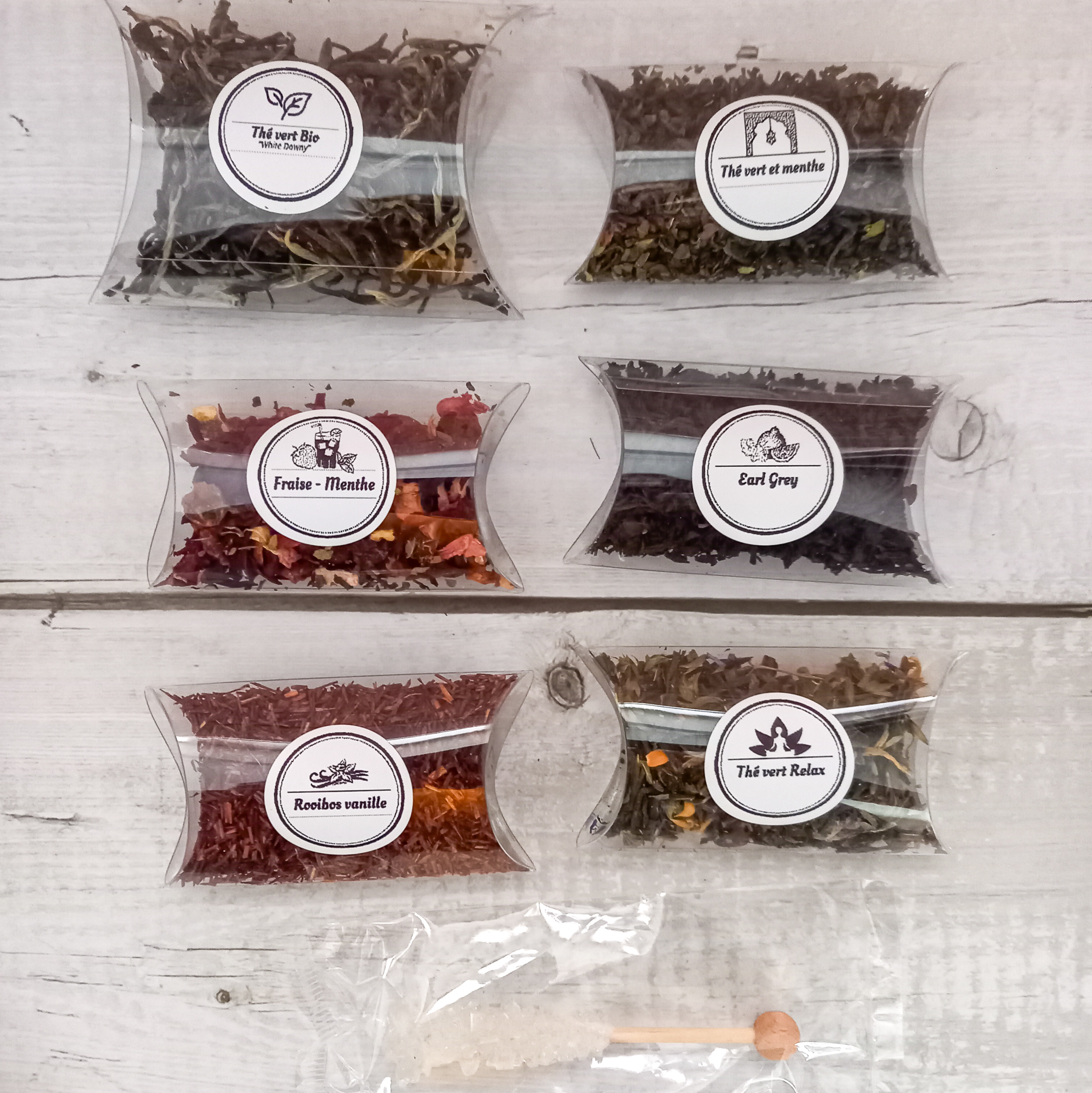 Boîte métal "Sweets" avec thés 