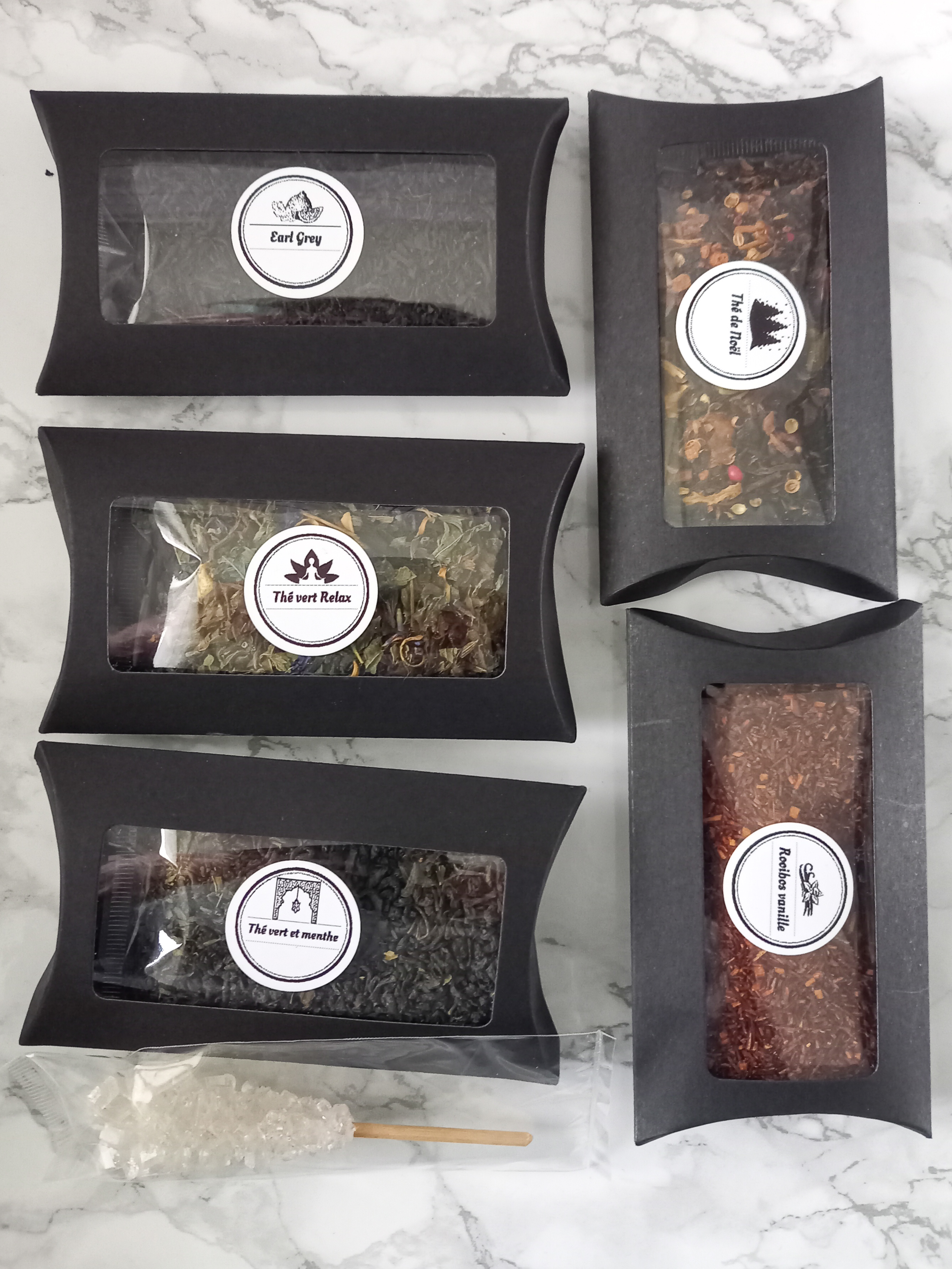 Boîte avec thés "Carambole"