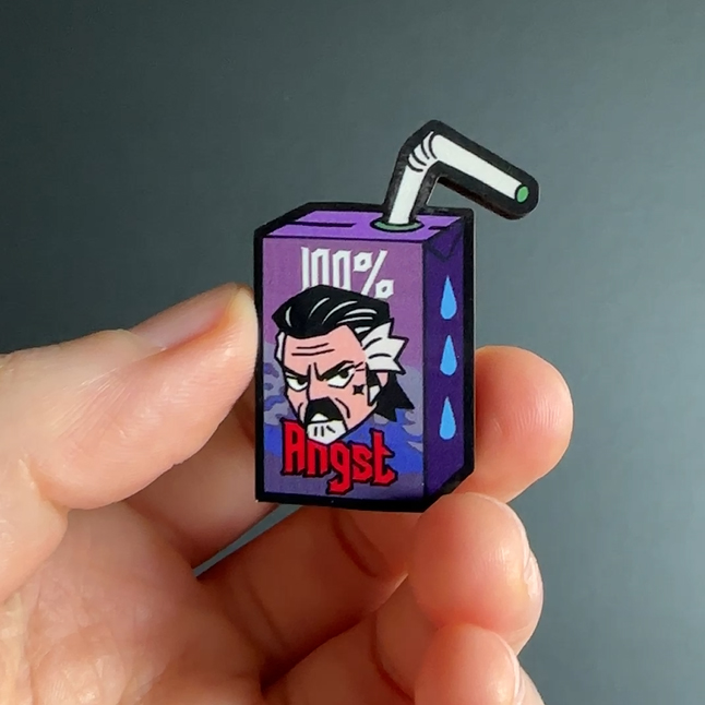 Izzy Angst Pin