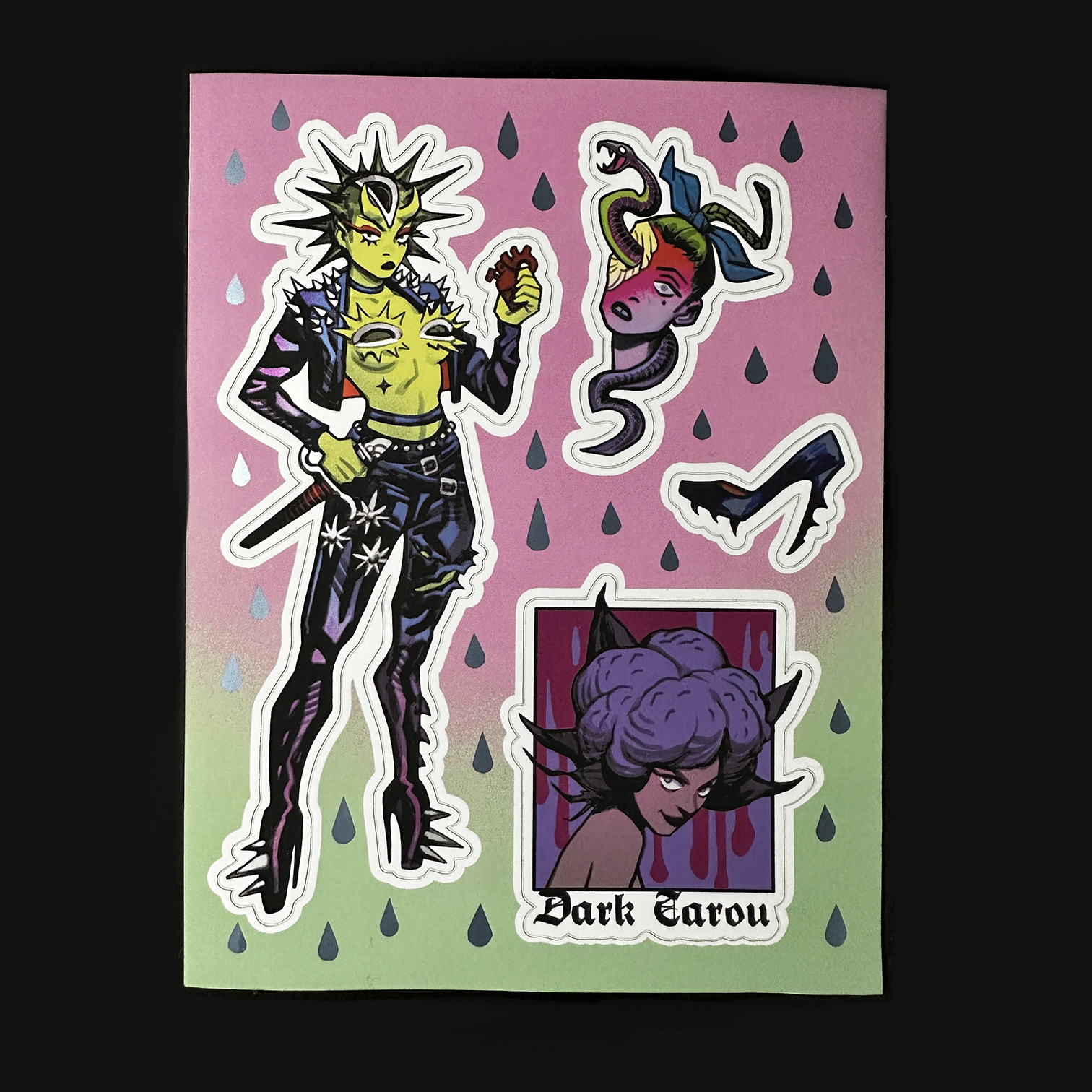 Monster Girl Sticker Sheet