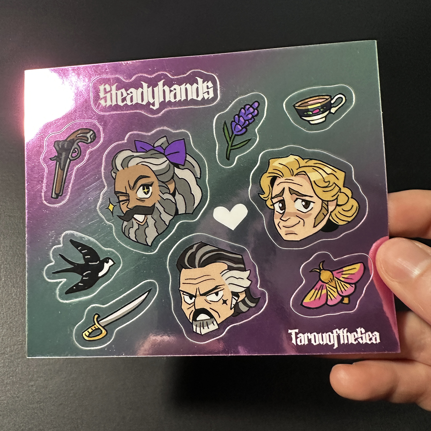 Steadyhands Sticker Sheet 