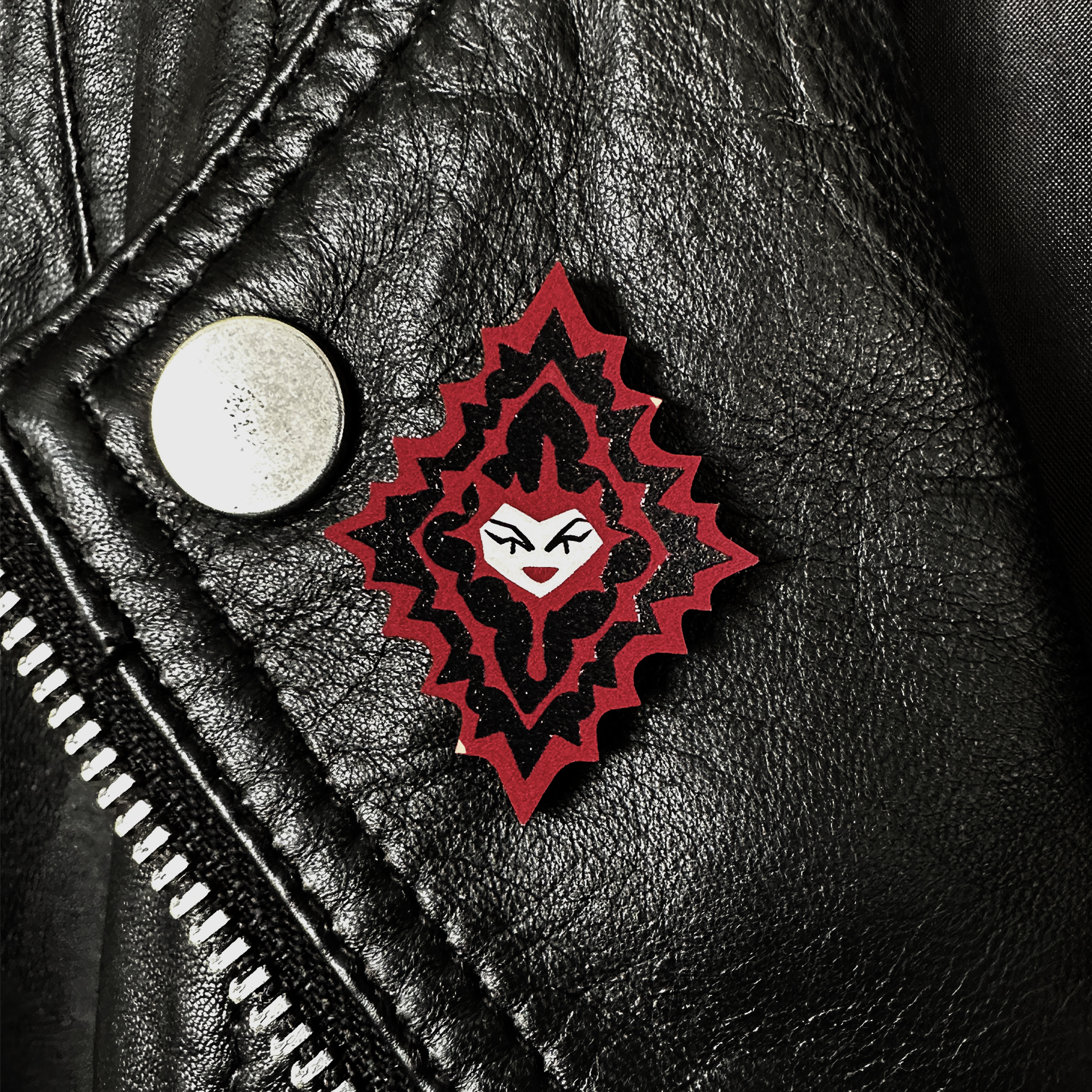 B Grade: Spiky Heart Pin