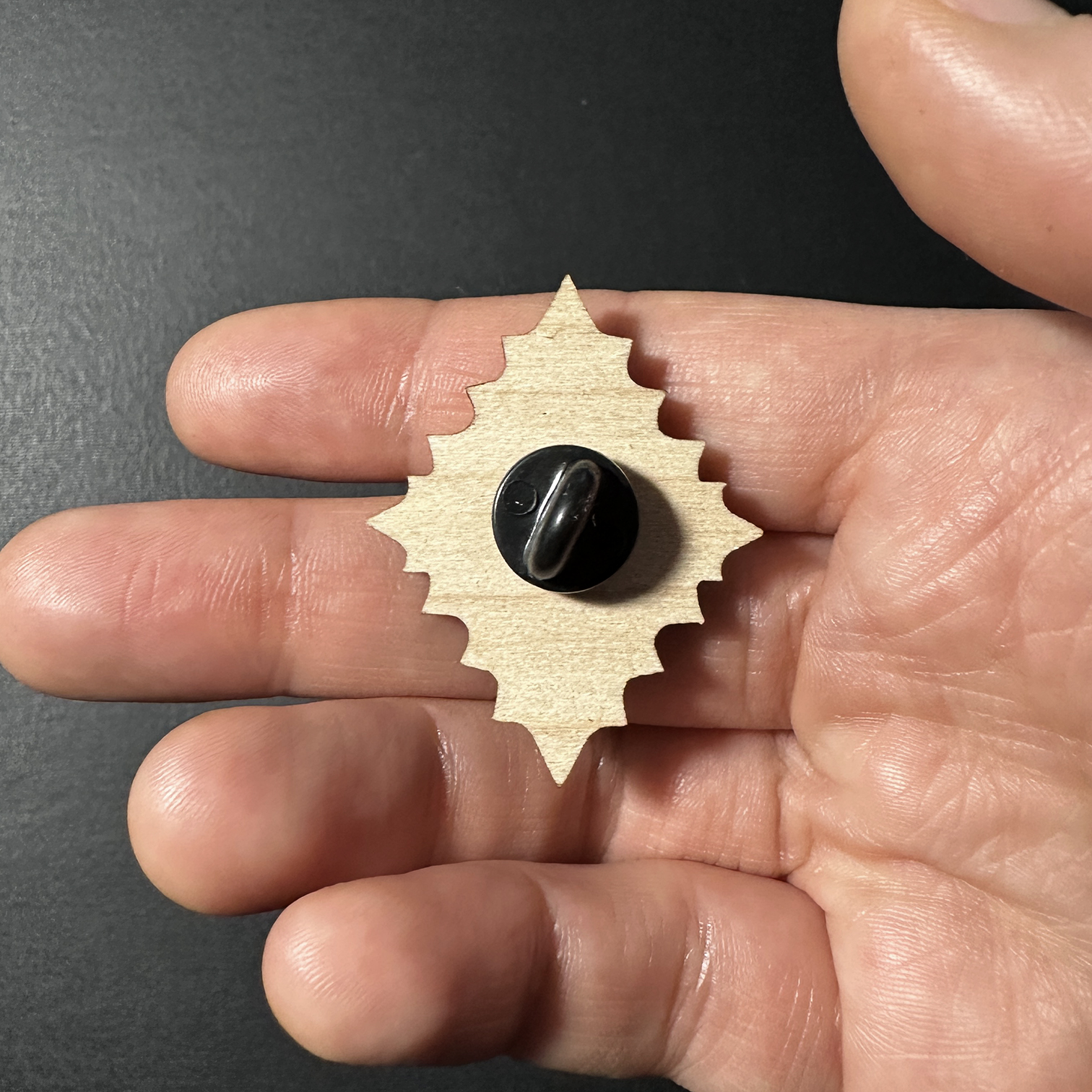 B Grade: Spiky Heart Pin