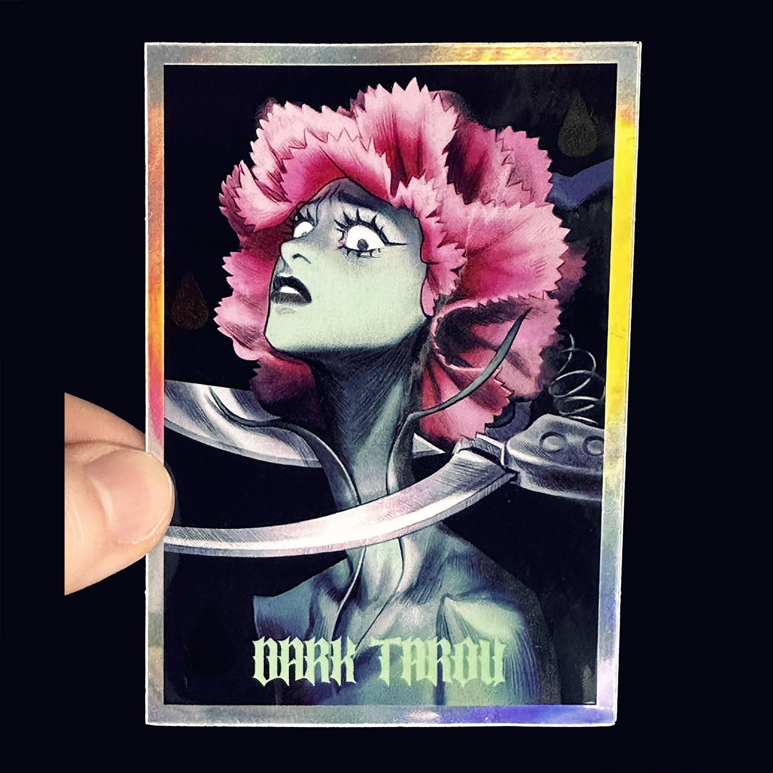 Carnation Girl Sticker