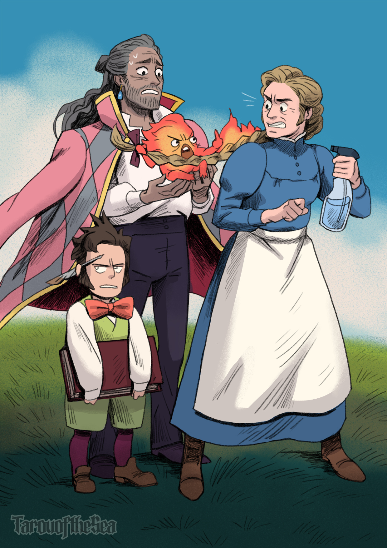 OFMD Howl's Moving Castle Print