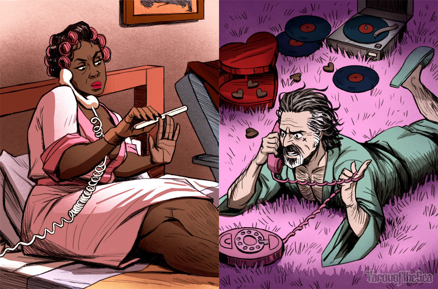 OFMD Izzy x Jackie besties Print 