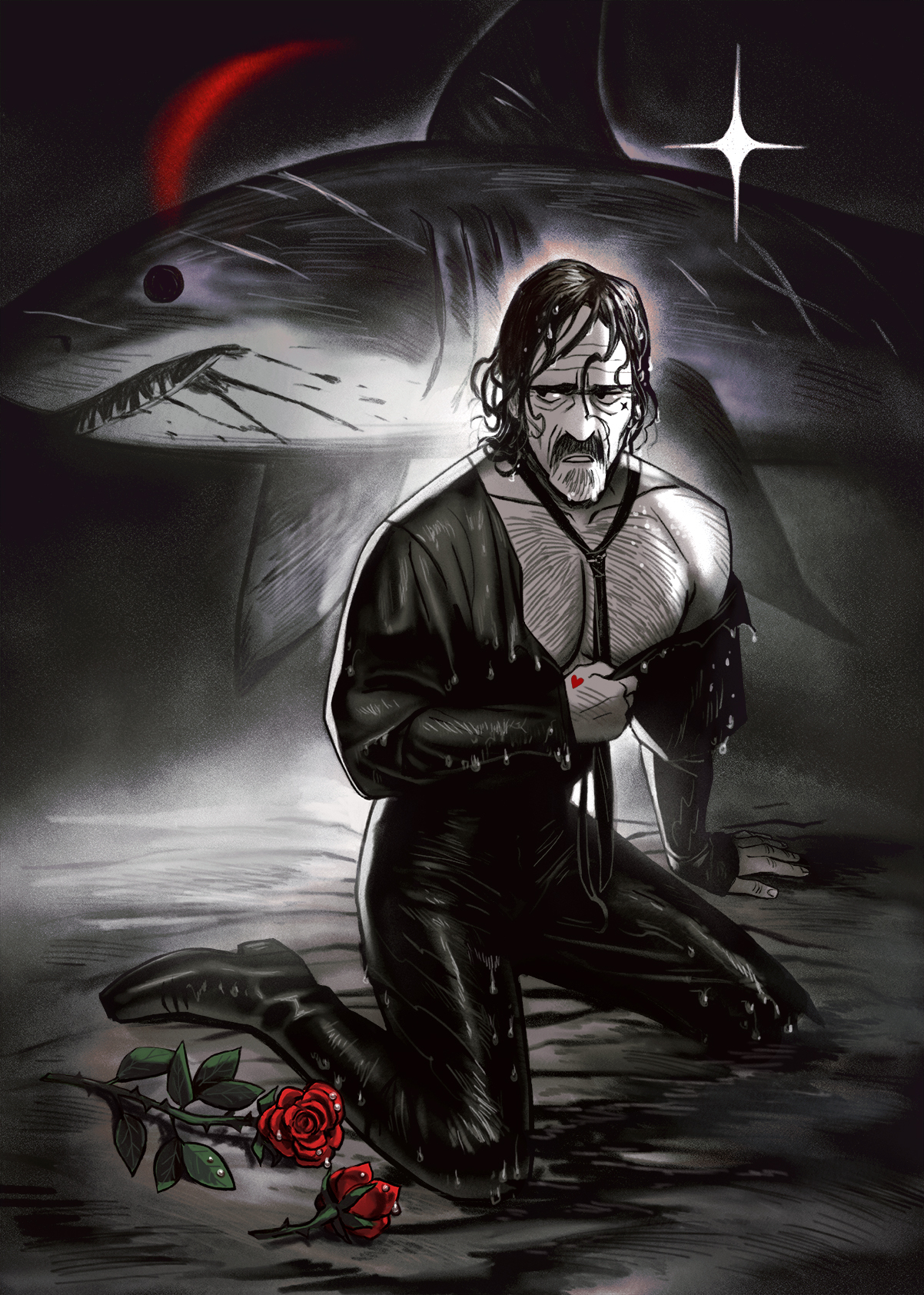 OFMD Izzy shark Print 