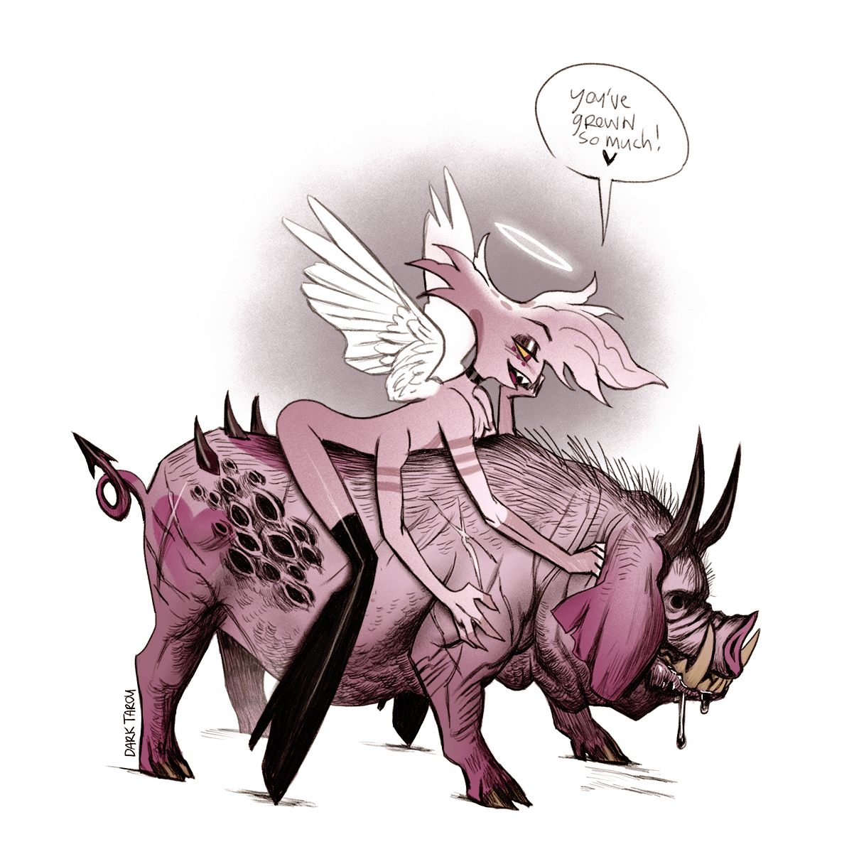 Angel and Nuggets Print