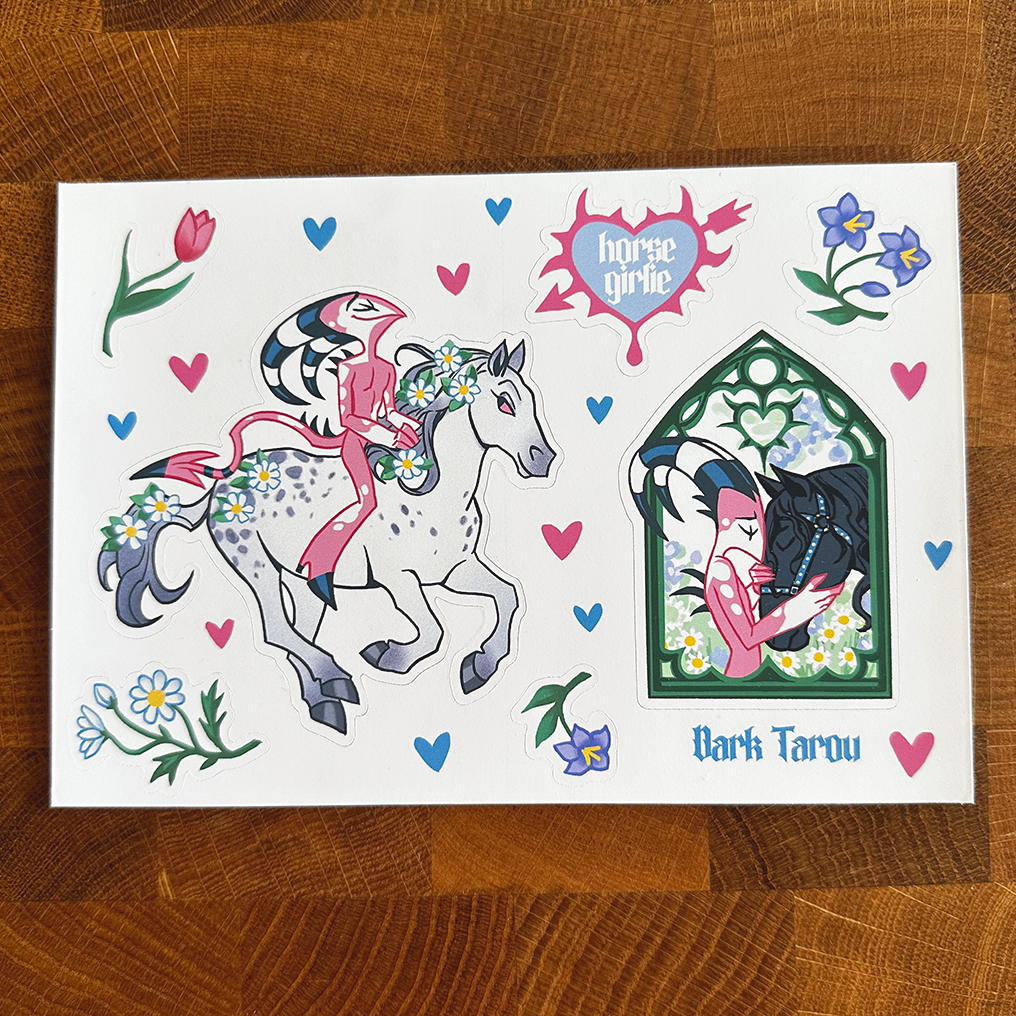 Blitzo horse Sticker Sheet