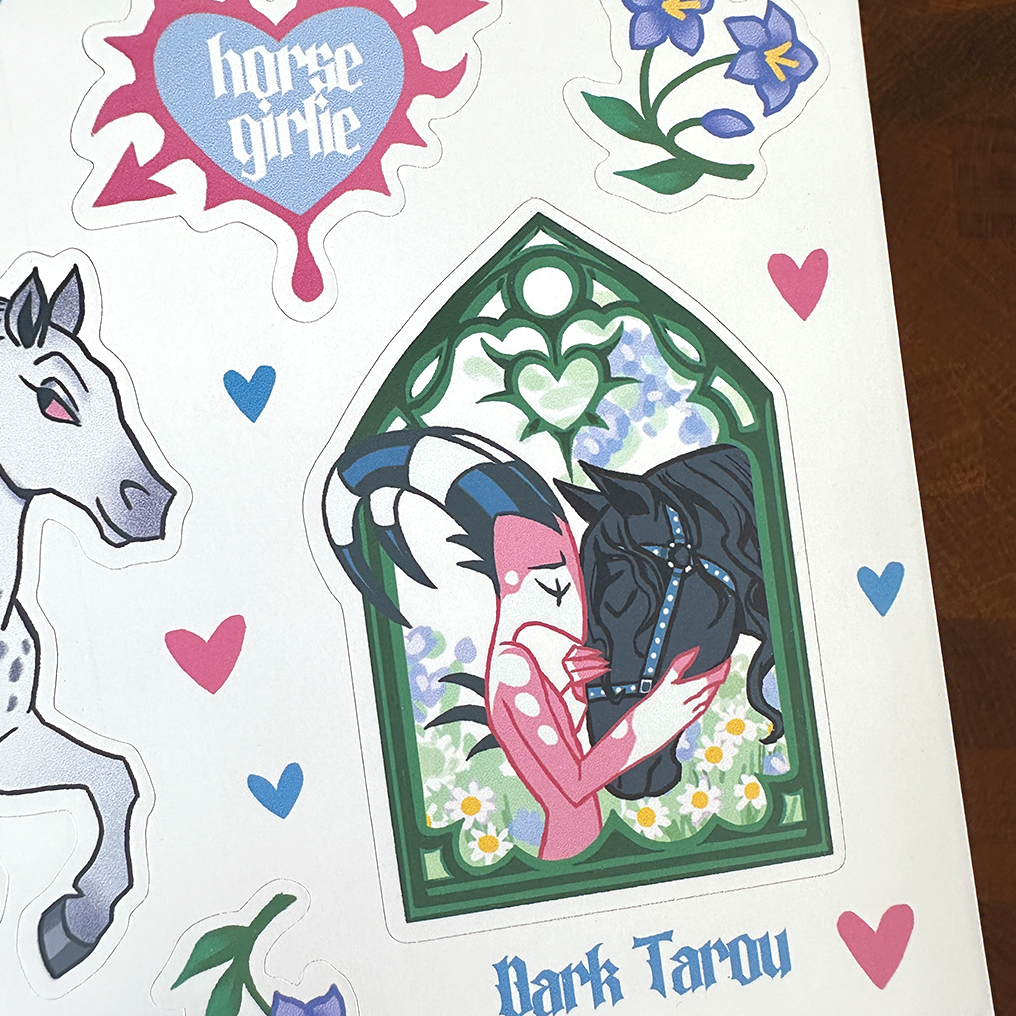 Blitzo horse Sticker Sheet 