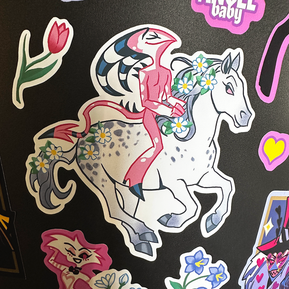 Blitzo horse Sticker Sheet 