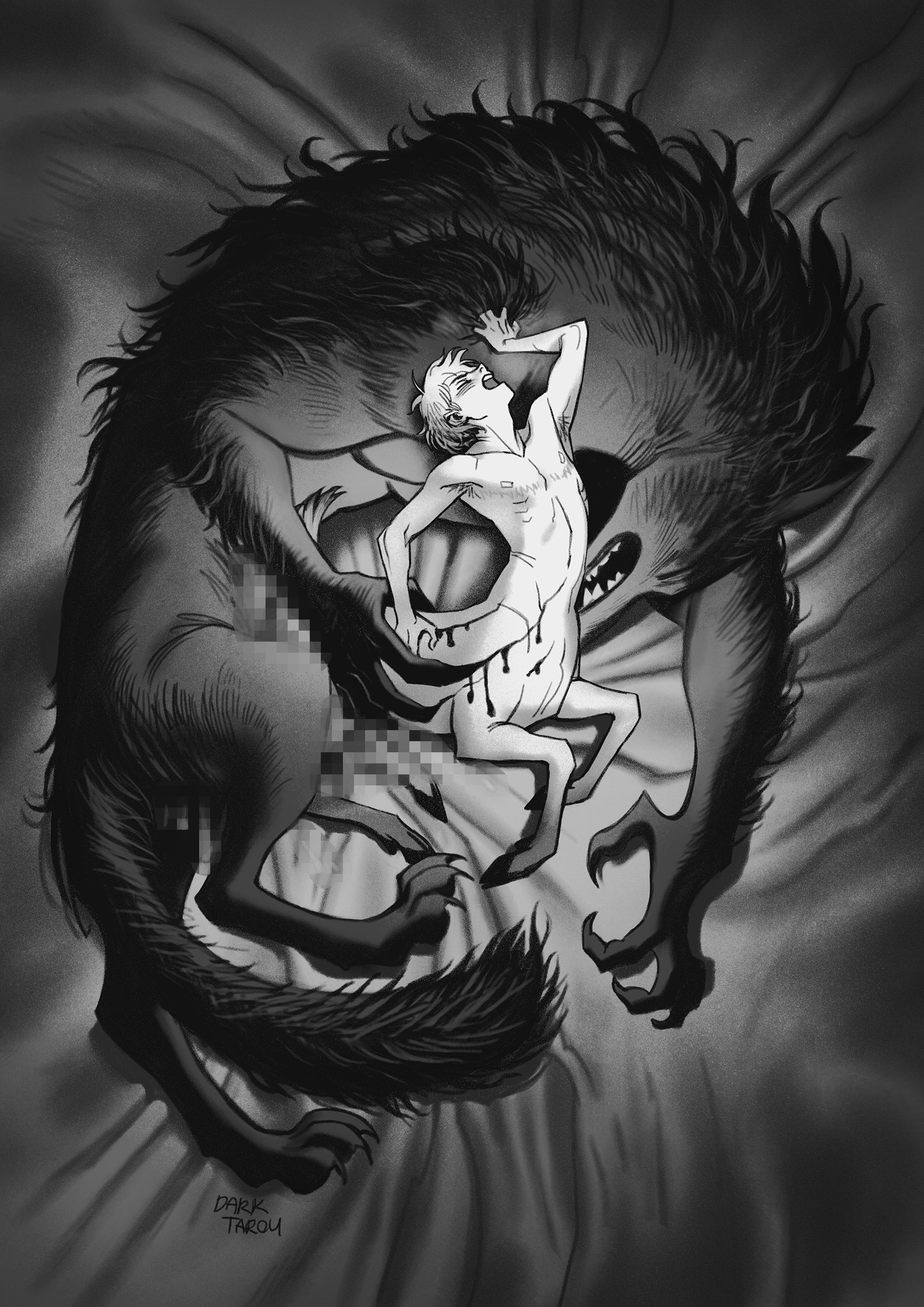 NSFW Deer x Wolf Print