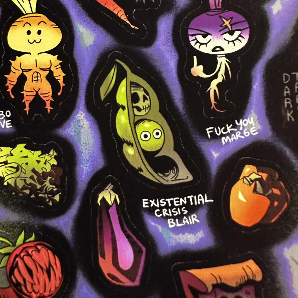 Veggies Sticker Sheet 