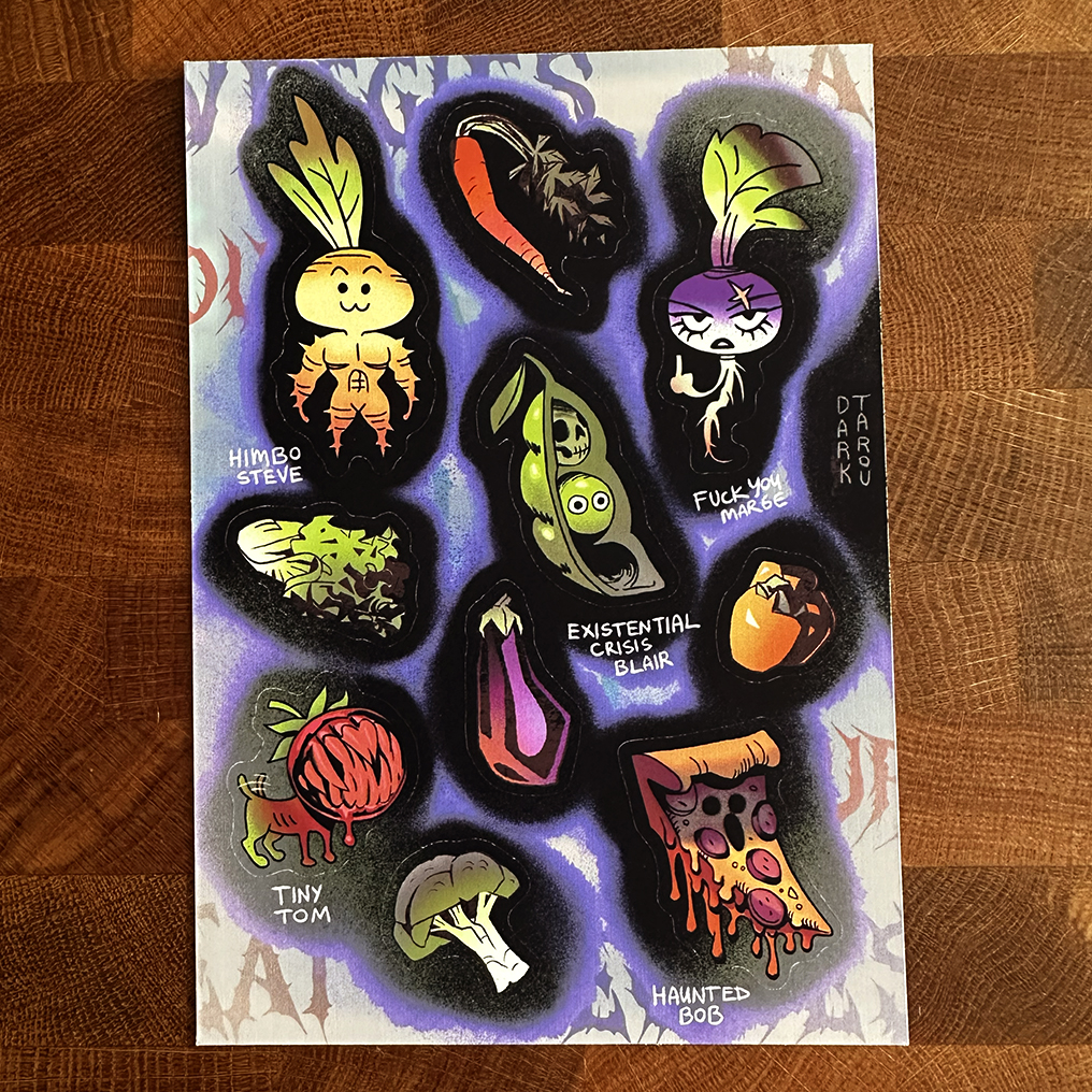 Veggies Sticker Sheet 