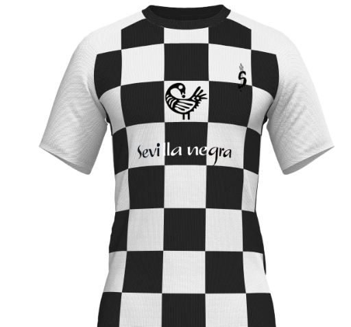 Camiseta Football Solidario Sevilla Negra