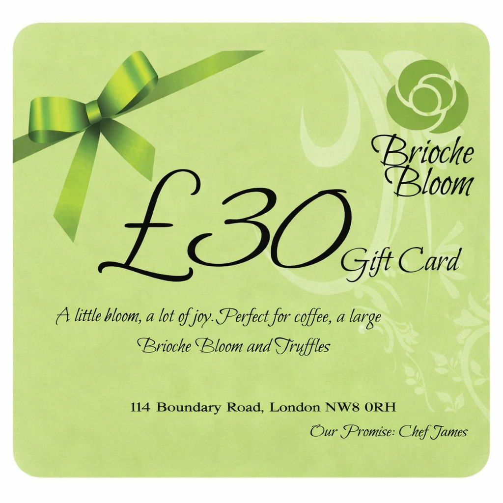 Brioche Bloom £10, £20, £30, £40, £50 Gift Card