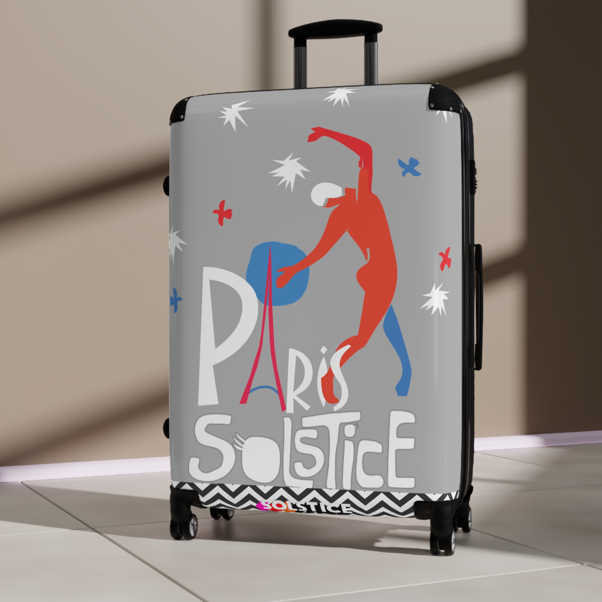 SOLSTICE Paris Suitcase GREY