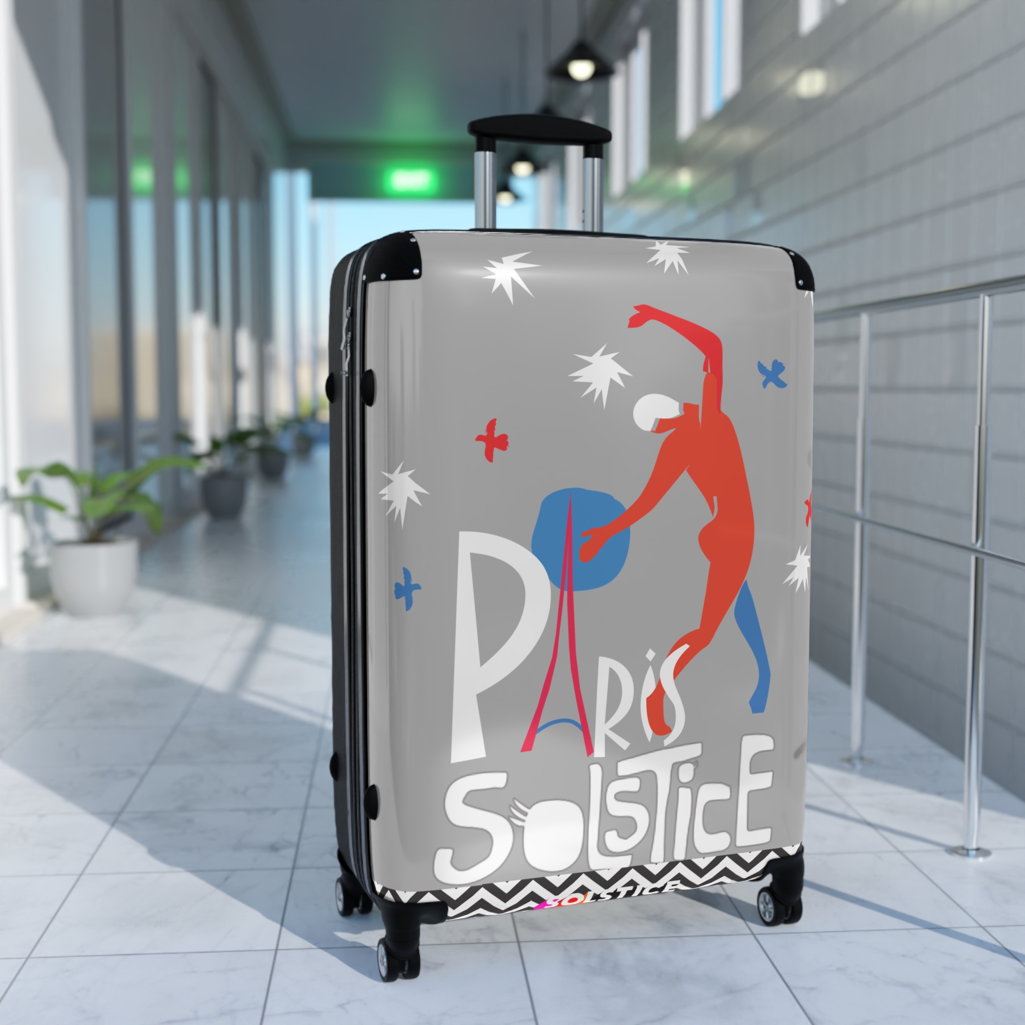 SOLSTICE Paris Suitcase GREY