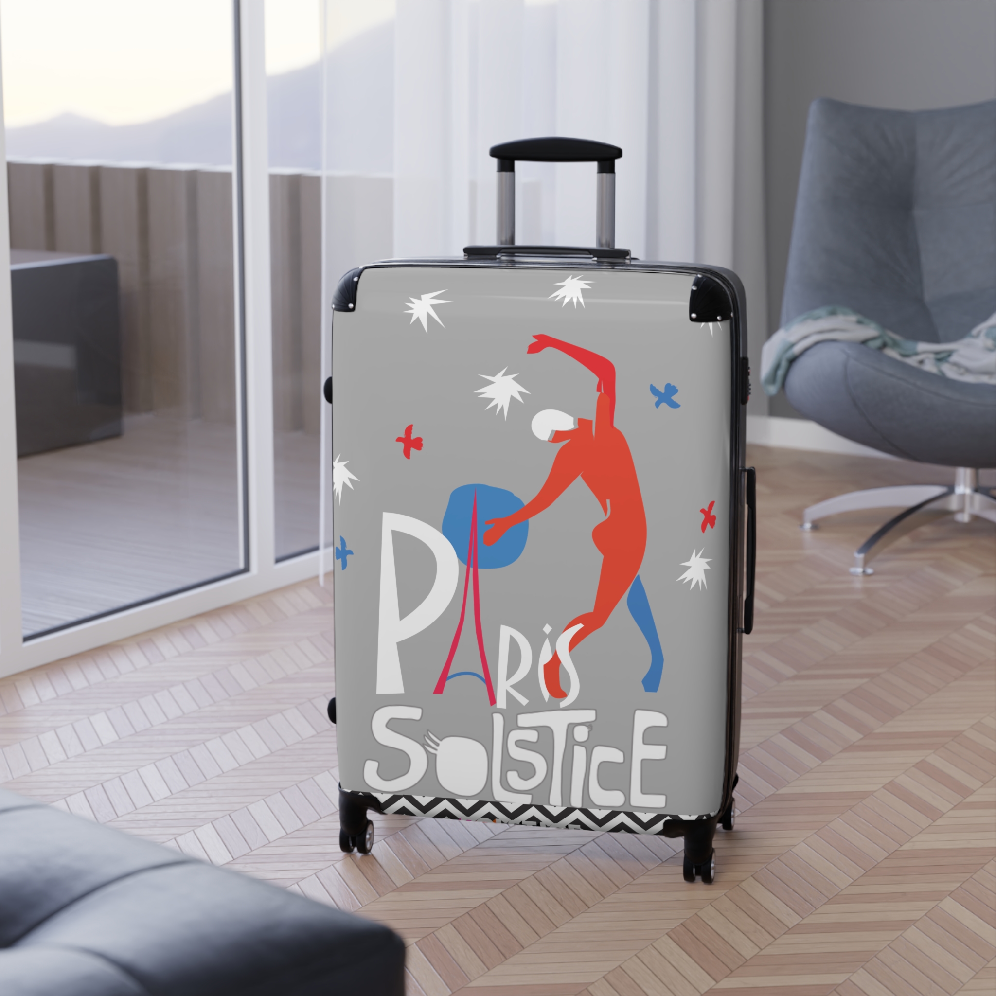 SOLSTICE Paris Suitcase GREY