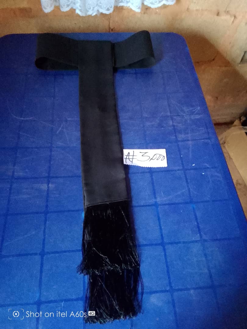 Black Cassock Sash