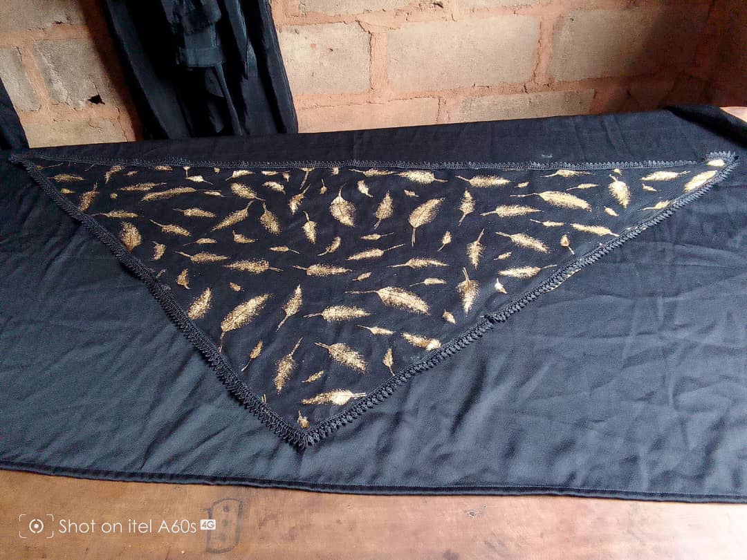 Black Decorative Head Veil