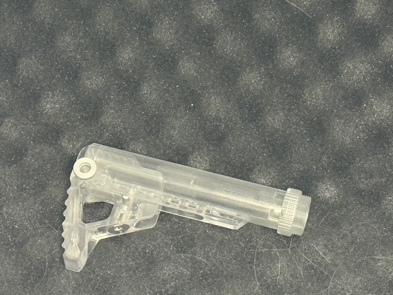Clear Buttstock and Buffer Tube